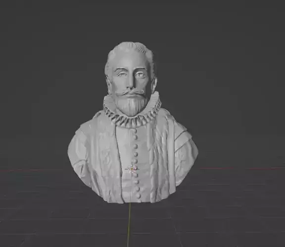 Miguel de Cervantes 3D print model
