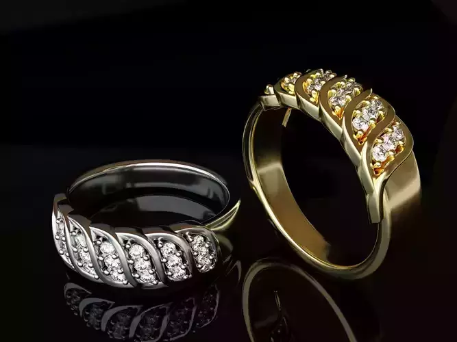 Jewelry Ring 0017 3dm stl