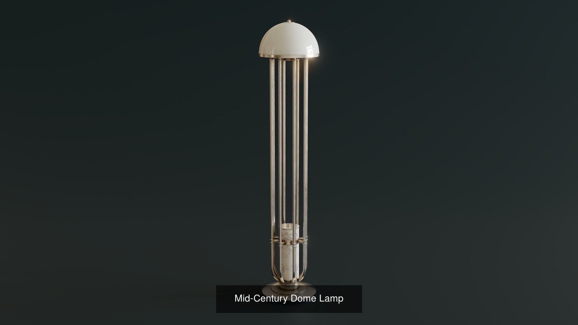 Mid-Century Furniture Set 3D Model Collection_21