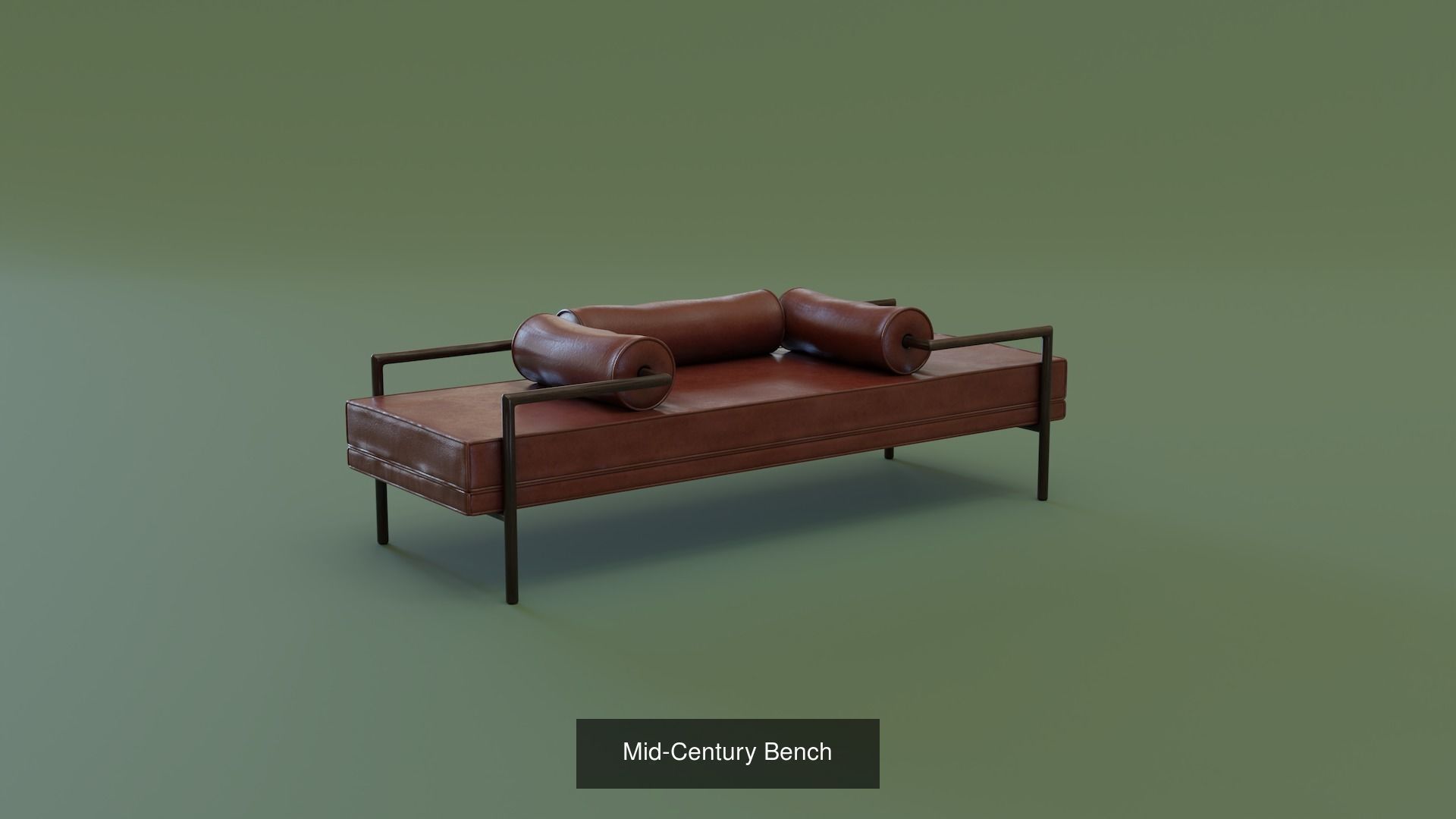 Mid-Century Furniture Set 3D Model Collection_23