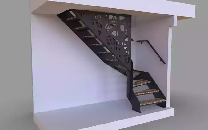 MODERN METAL STAIRS