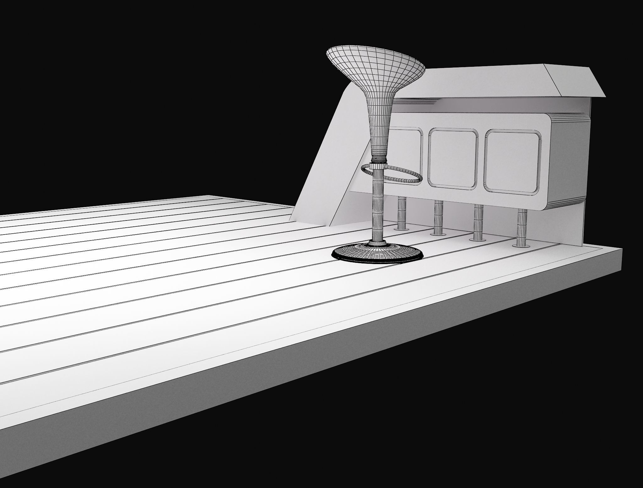 Booth Exhibition Stand a623f  3D model_9