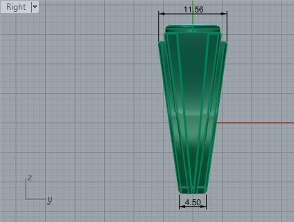 Fashion Man Diamond ring 2508 3D print model 3D print model_6