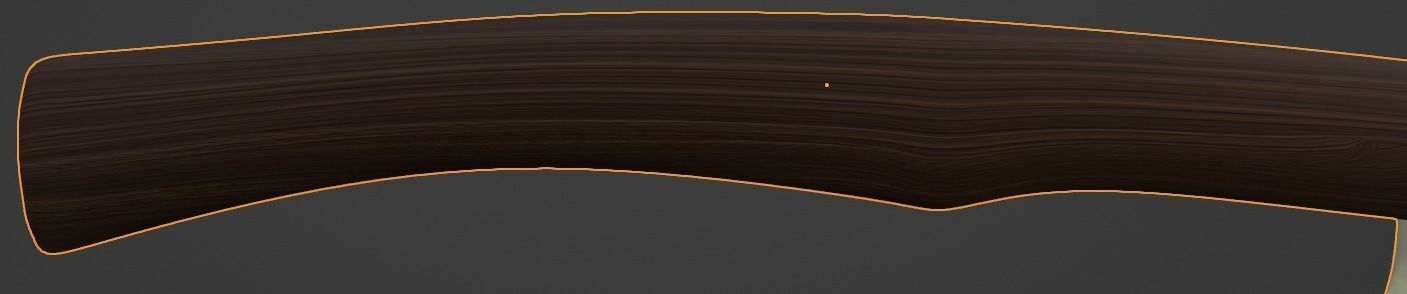 Modern tool-battle axe 3D model_9