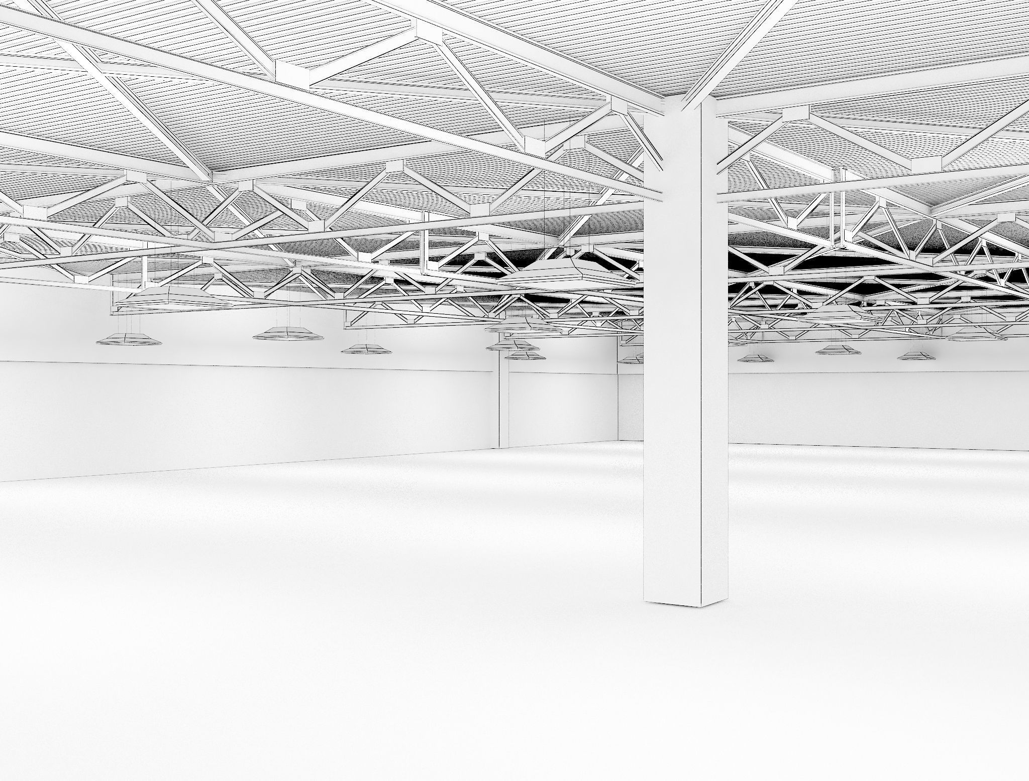 Booth Exhibition Stand Hall a624 3D model_19