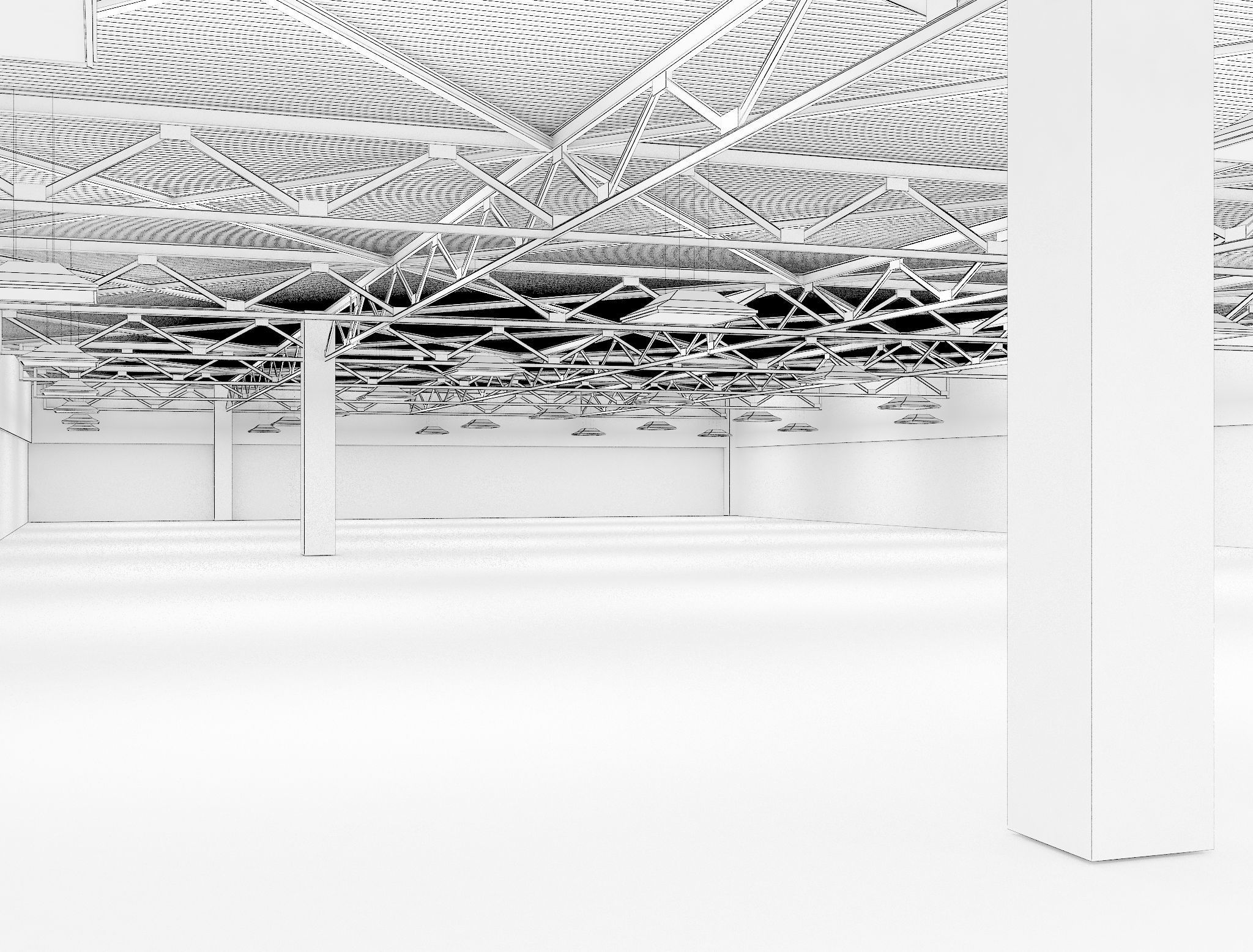 Booth Exhibition Stand Hall a624 3D model_9