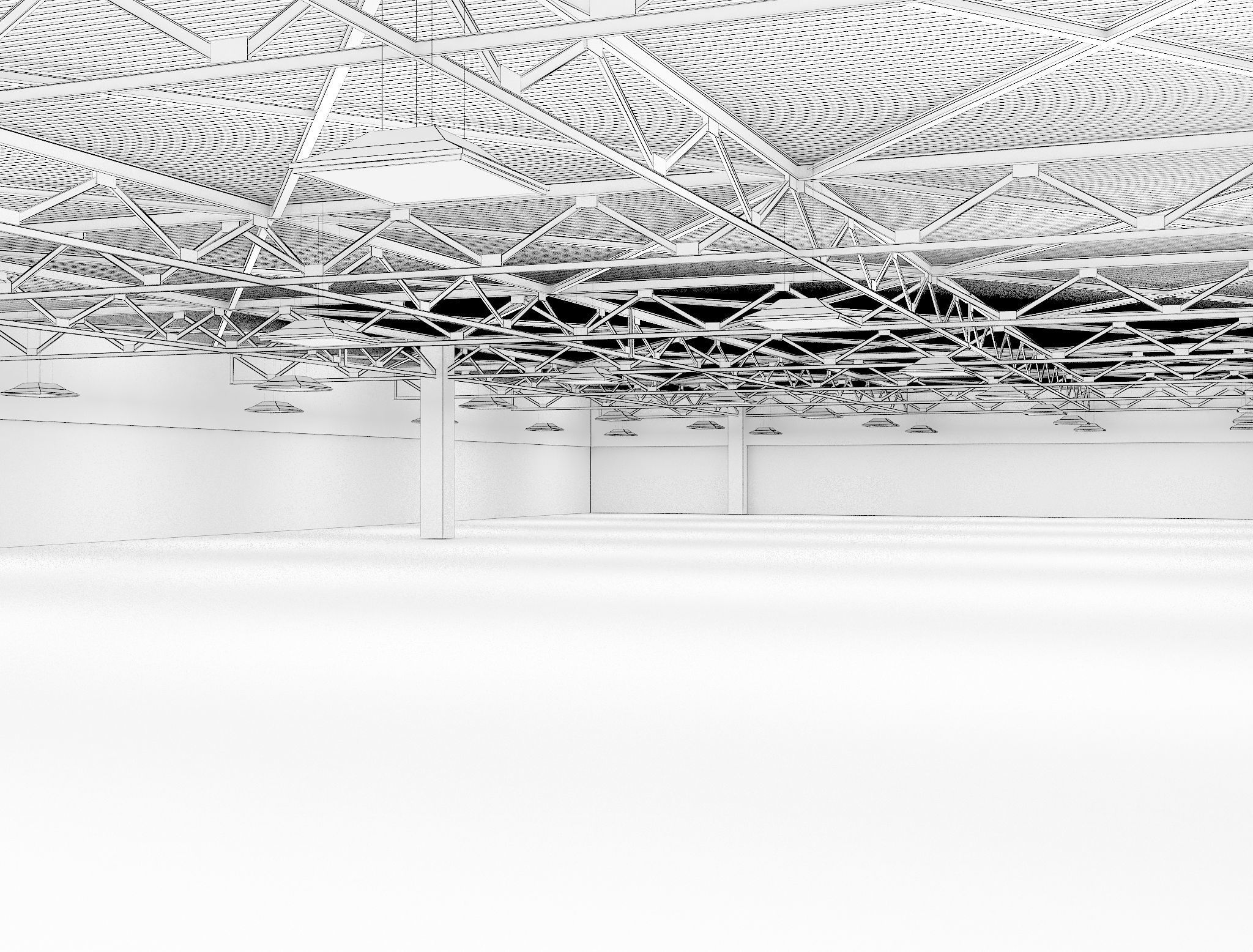 Booth Exhibition Stand Hall a624 3D model_7