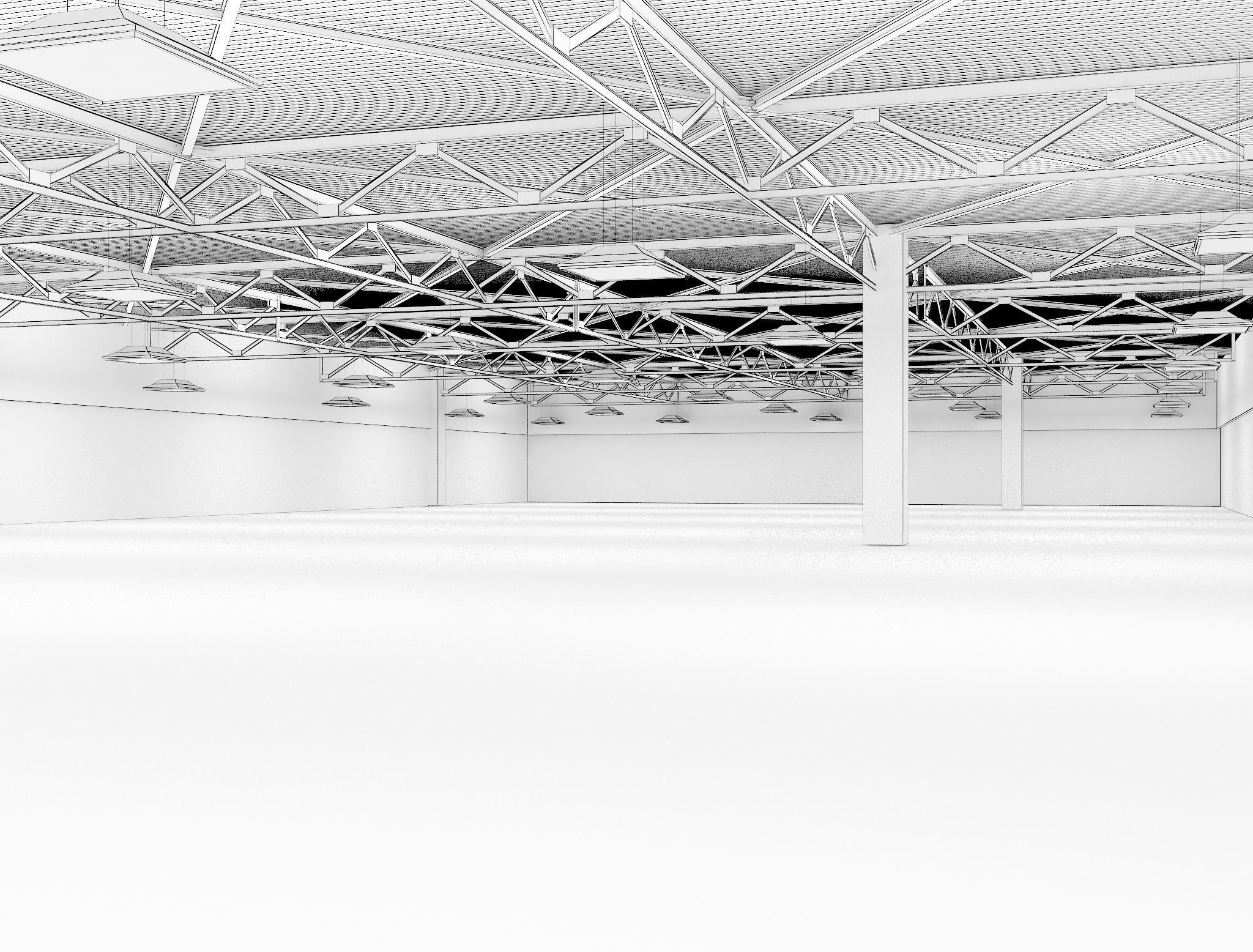 Booth Exhibition Stand Hall a624 3D model_1