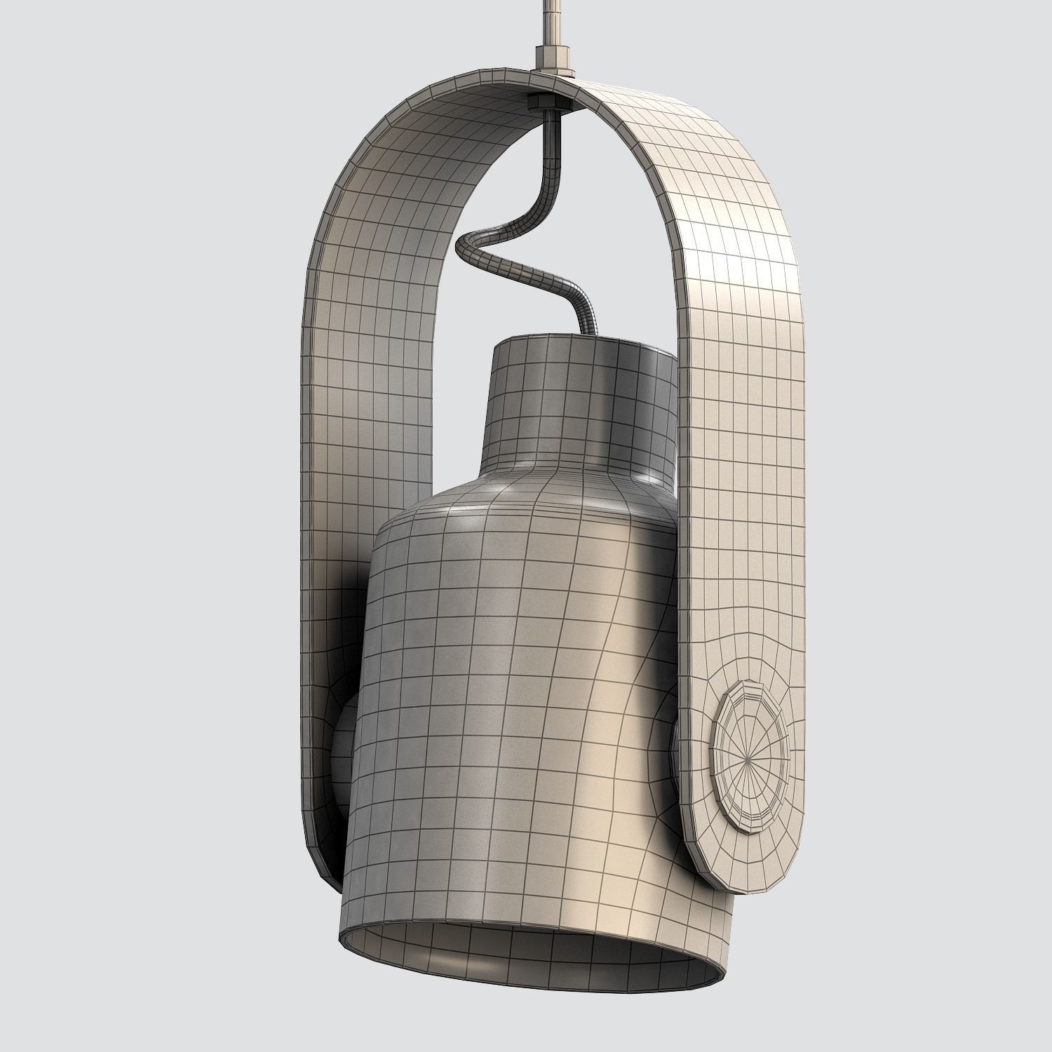 Lyhty Pendant Light 3D model_5
