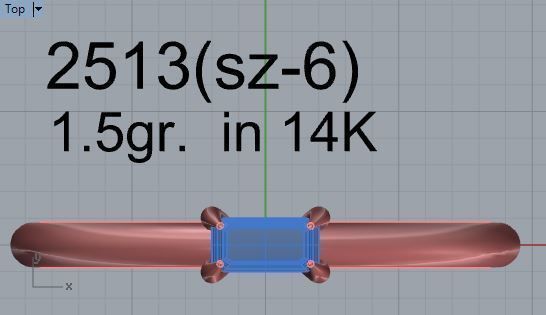 Nerrow Diamond ring 2513 3D print model 3D print model_4