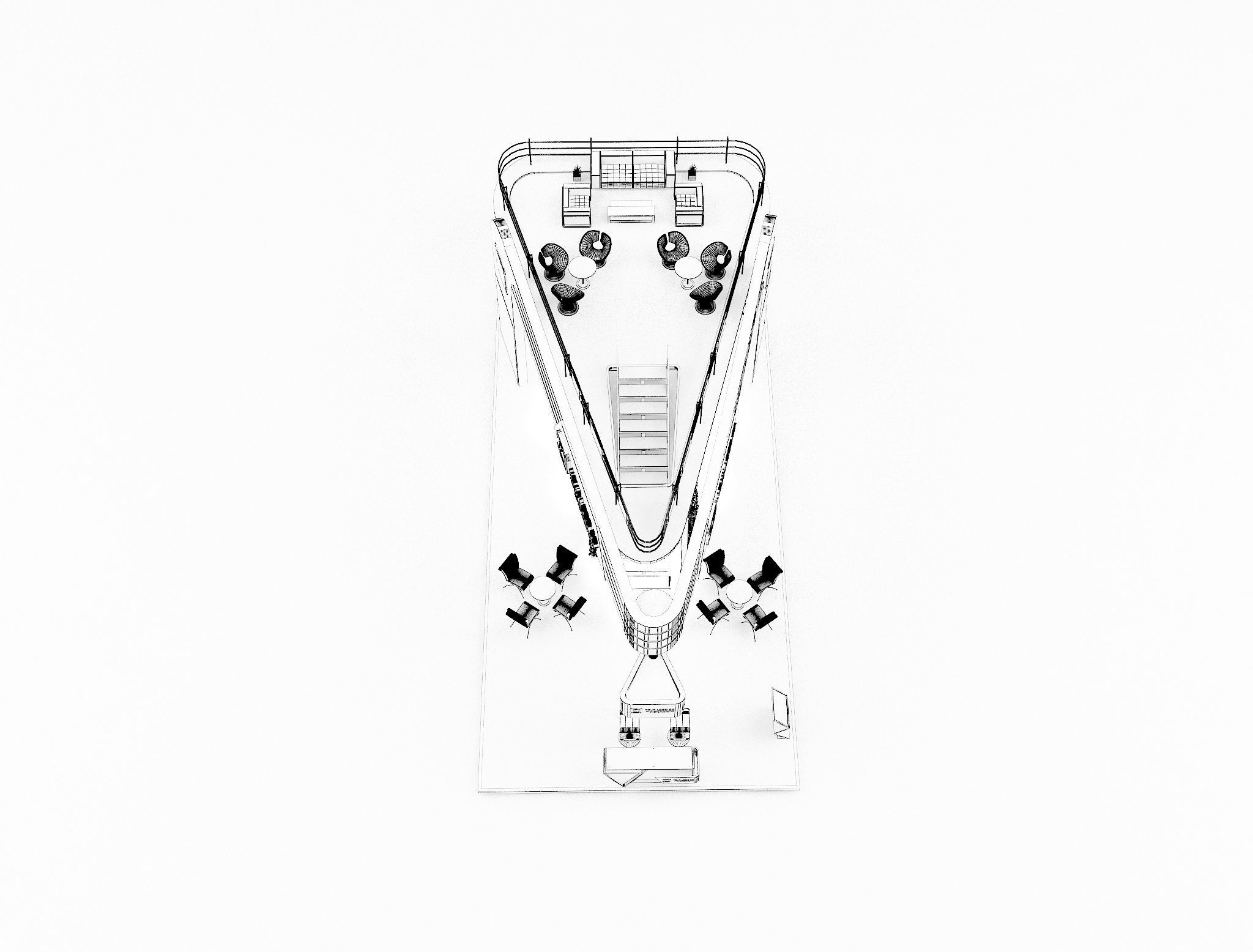 Booth Exhibition Stand a625  3D model_13