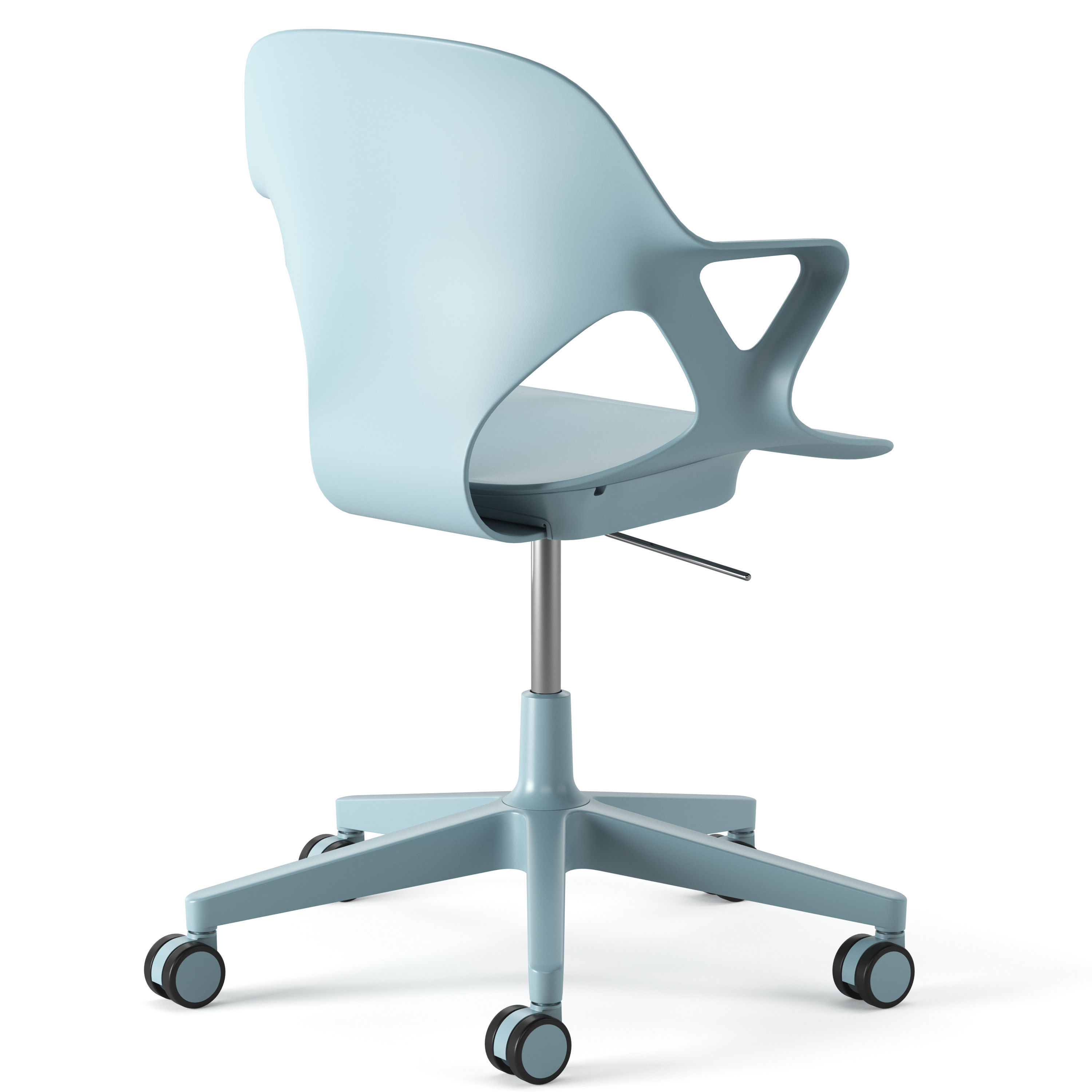 Zeph Chair With Arms By Herman Miller 3D model_13