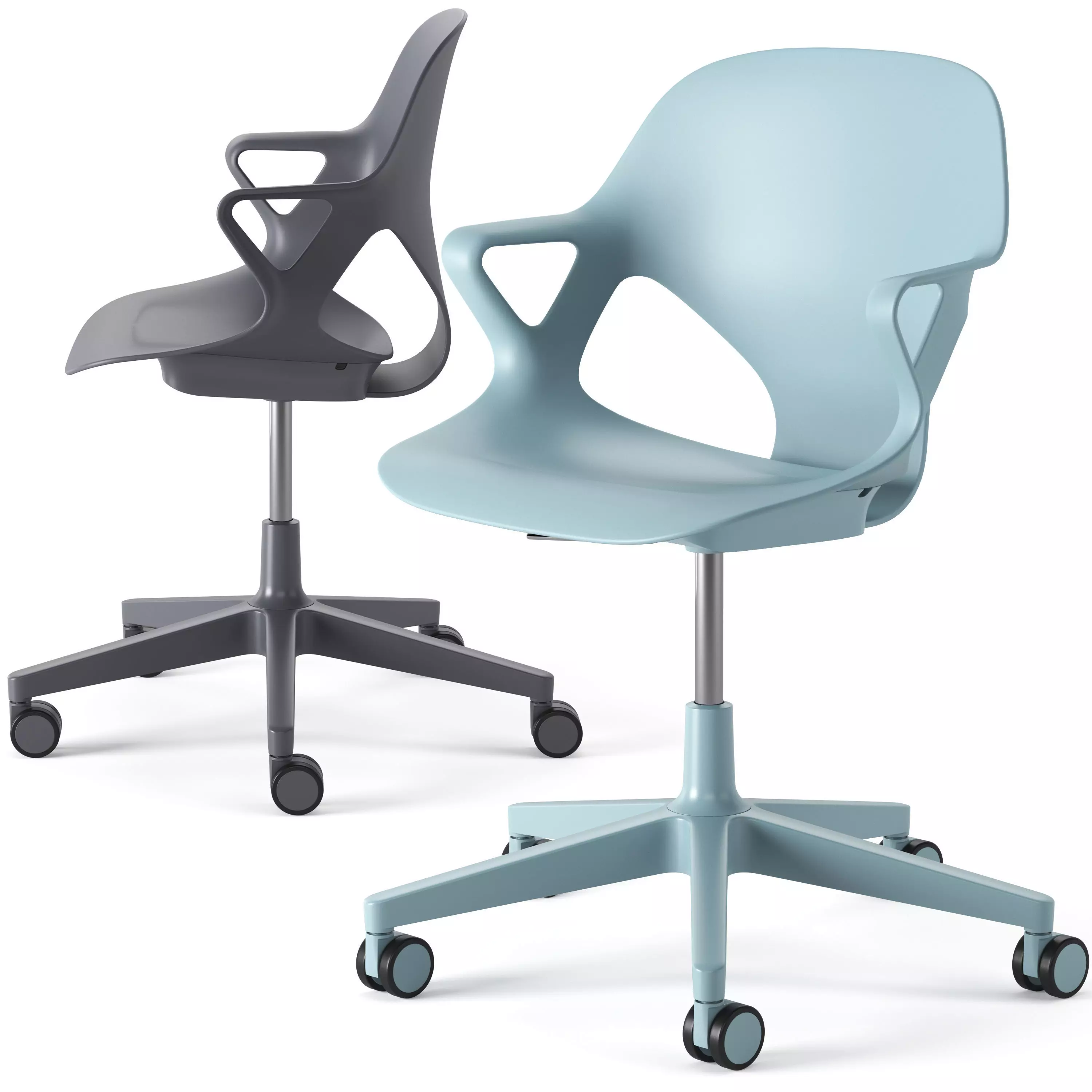 Zeph Chair With Arms By Herman Miller 3D model_0