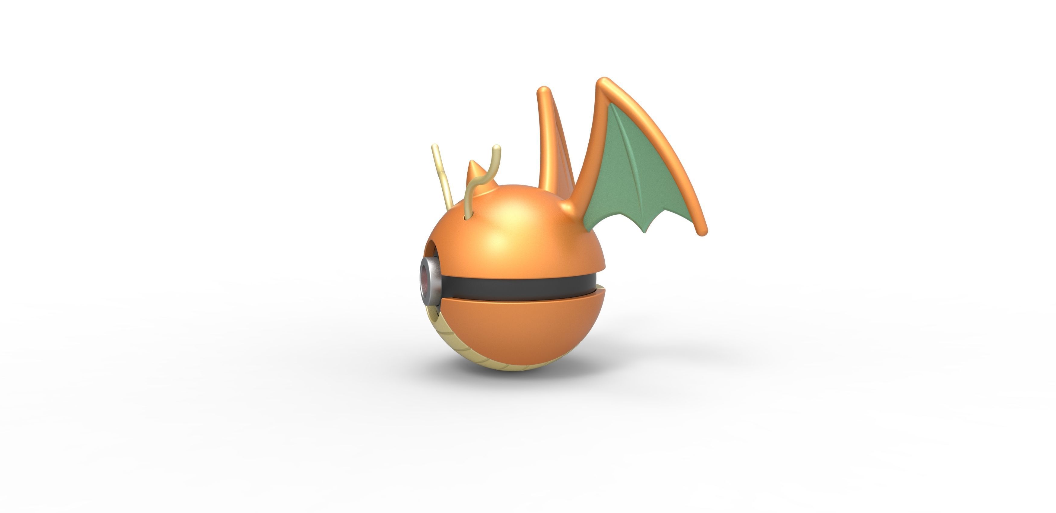 Dragonite orb 3D print model_5