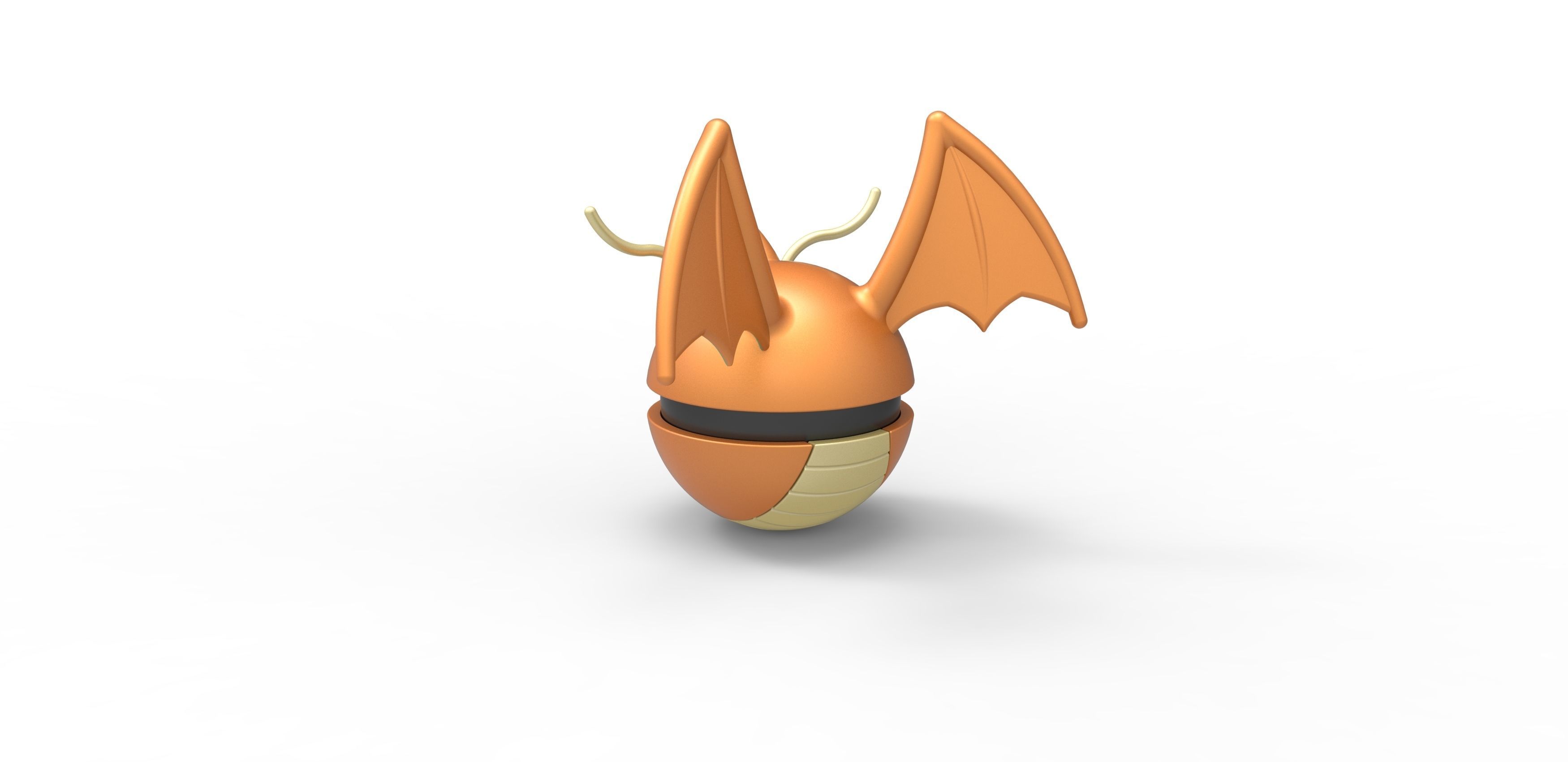 Dragonite orb 3D print model_7