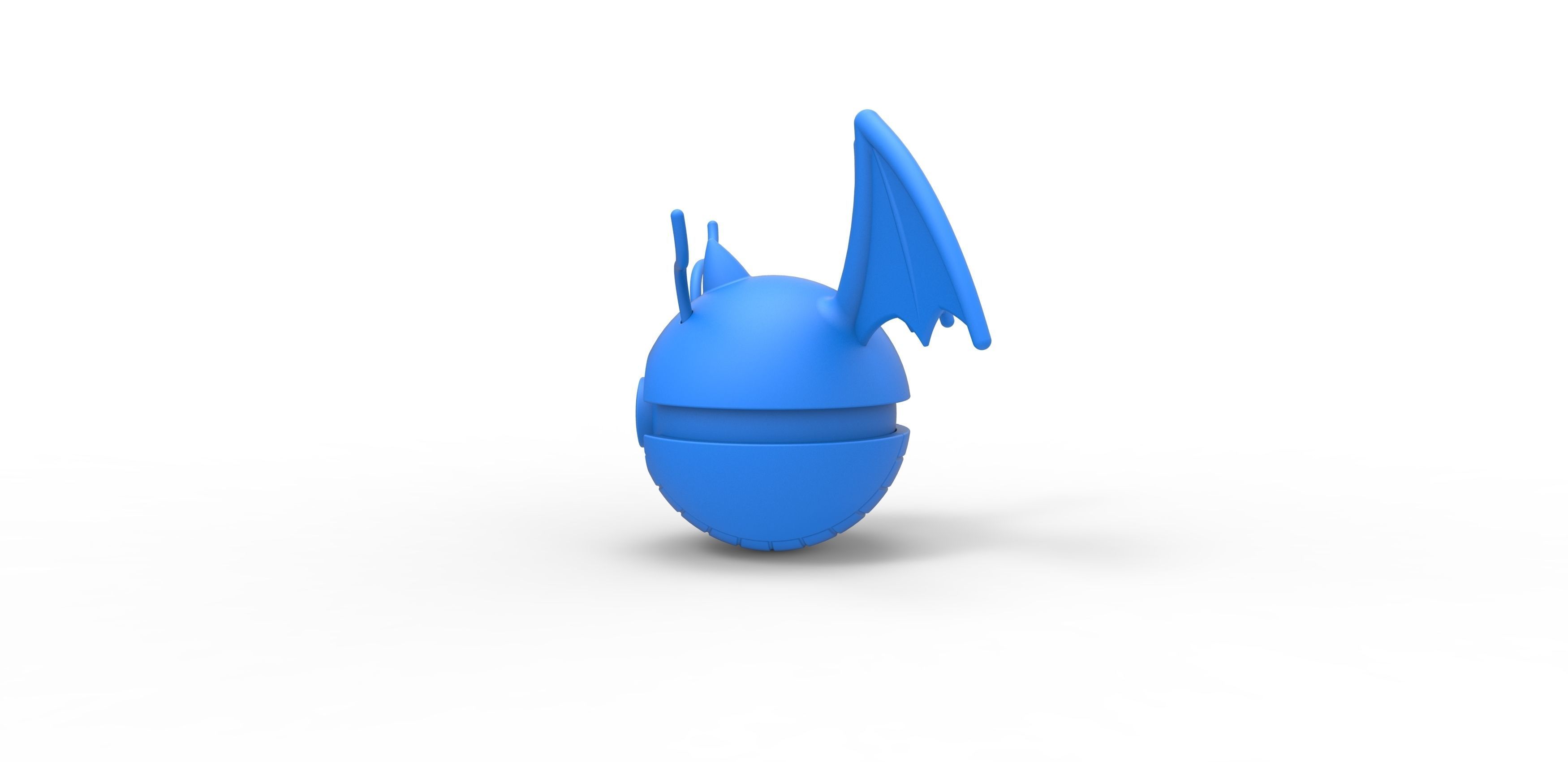 Dragonite orb 3D print model_15