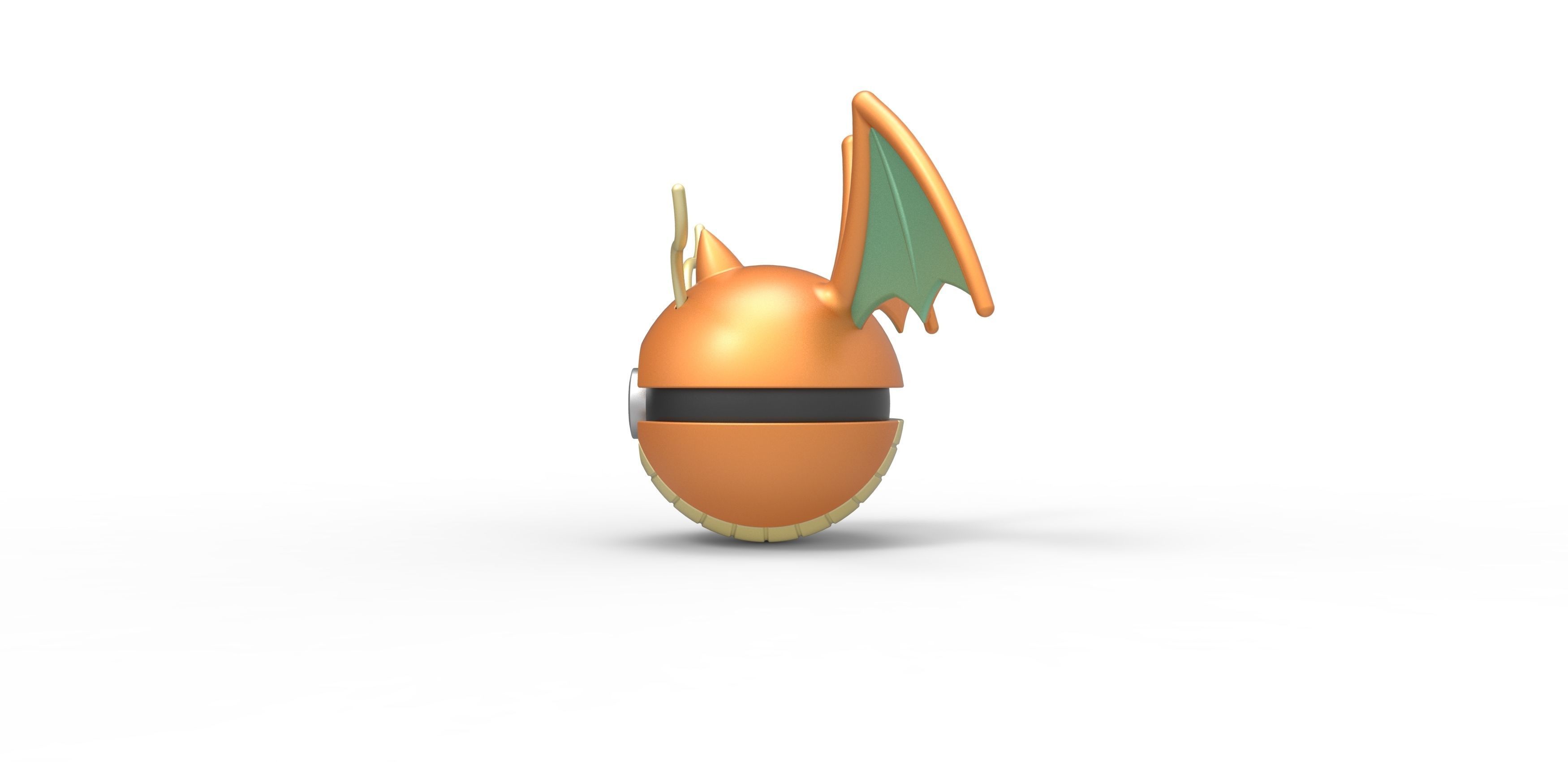 Dragonite orb 3D print model_6
