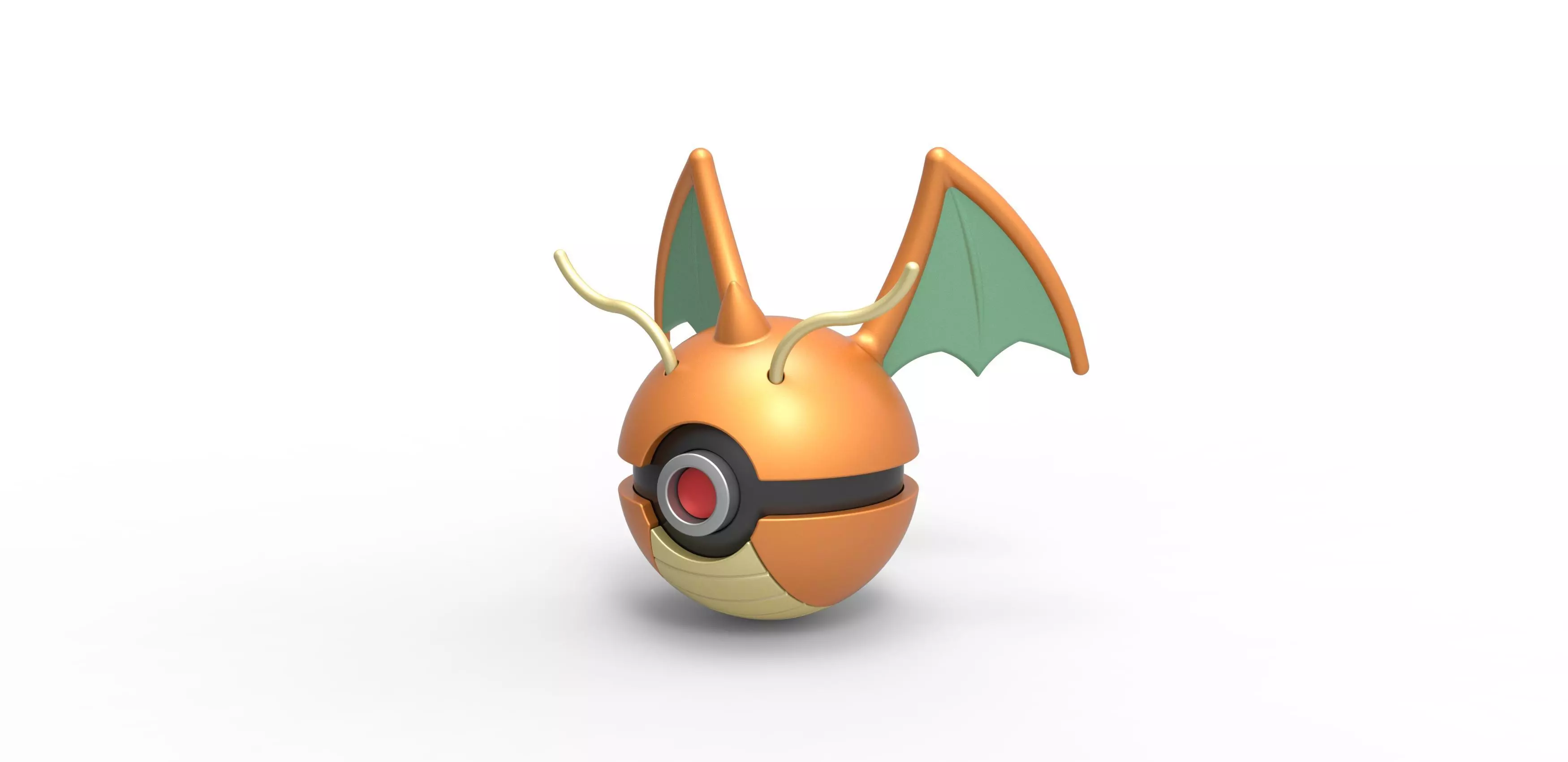 Dragonite orb 3D print model_0