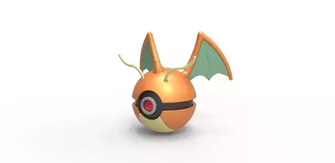 Dragonite orb 3D print model