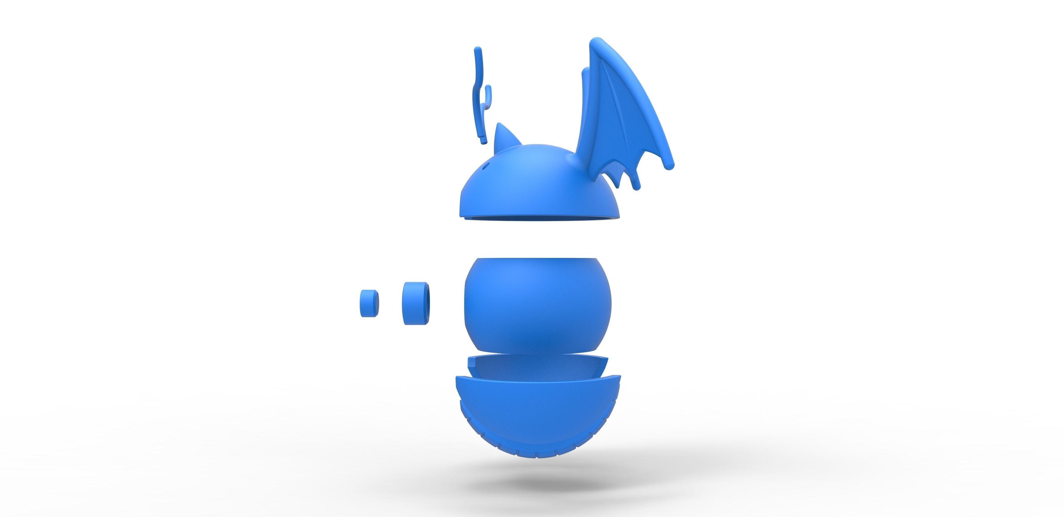 Dragonite orb 3D print model_21