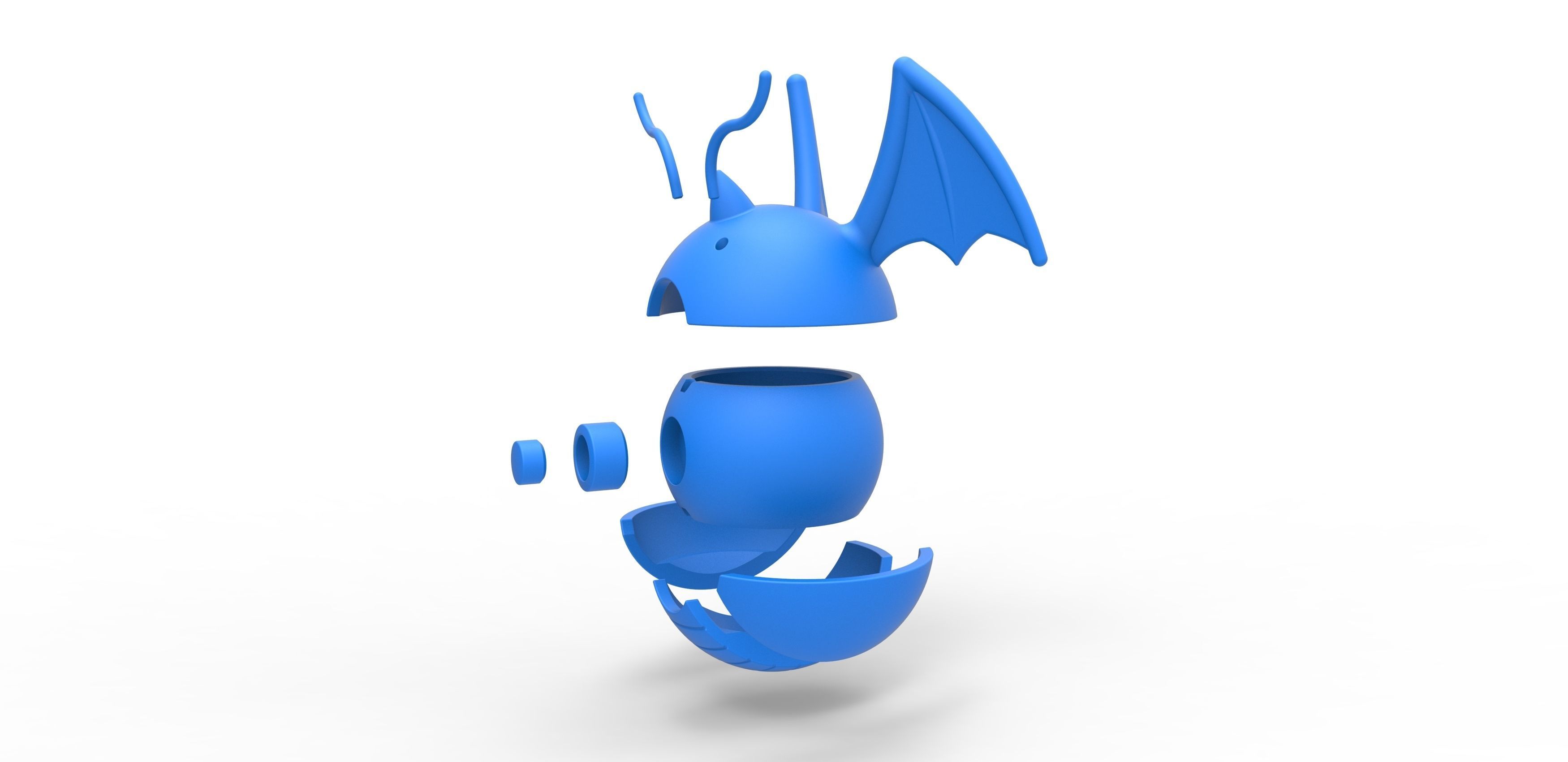 Dragonite orb 3D print model_18