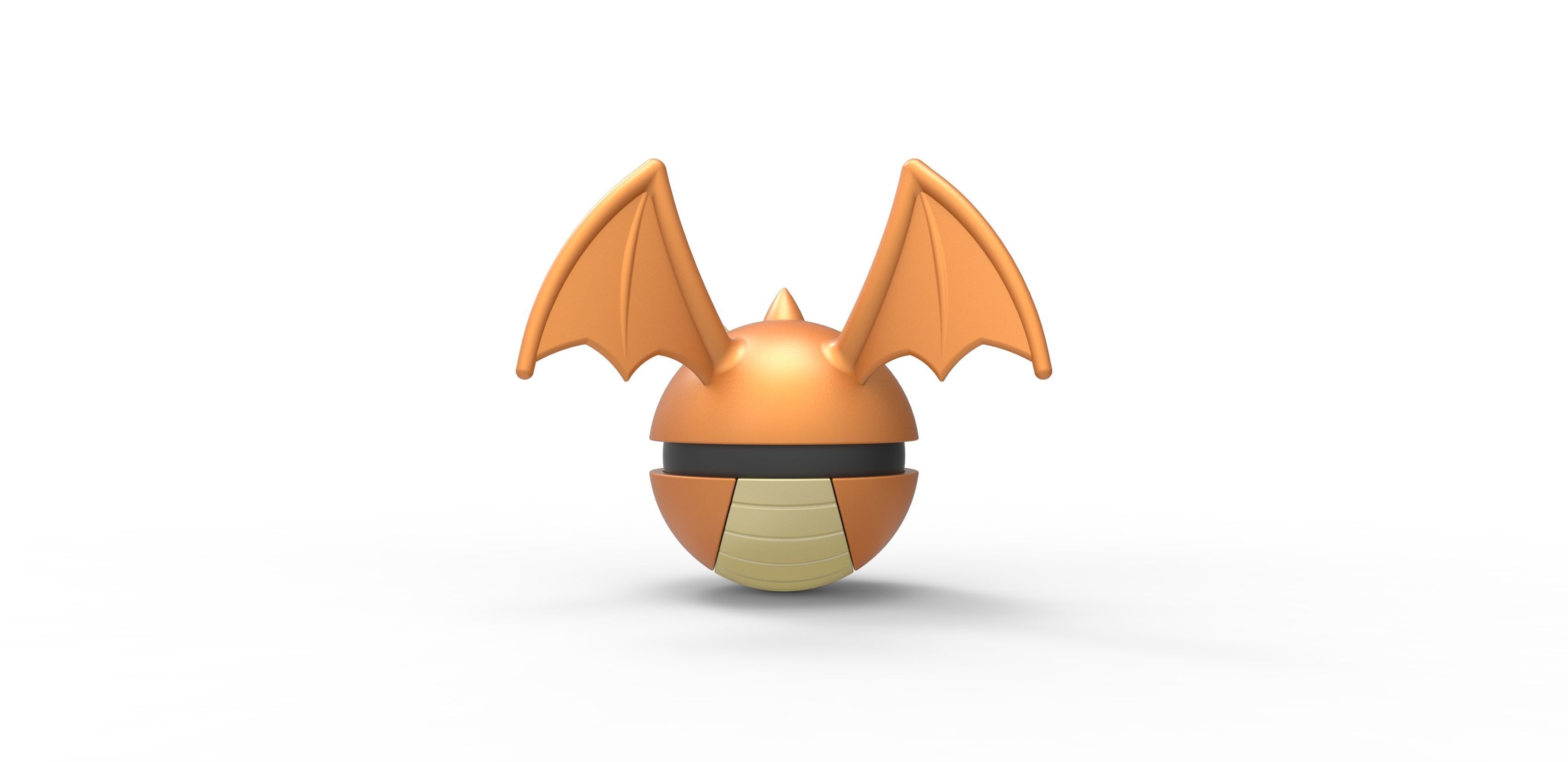 Dragonite orb 3D print model_8