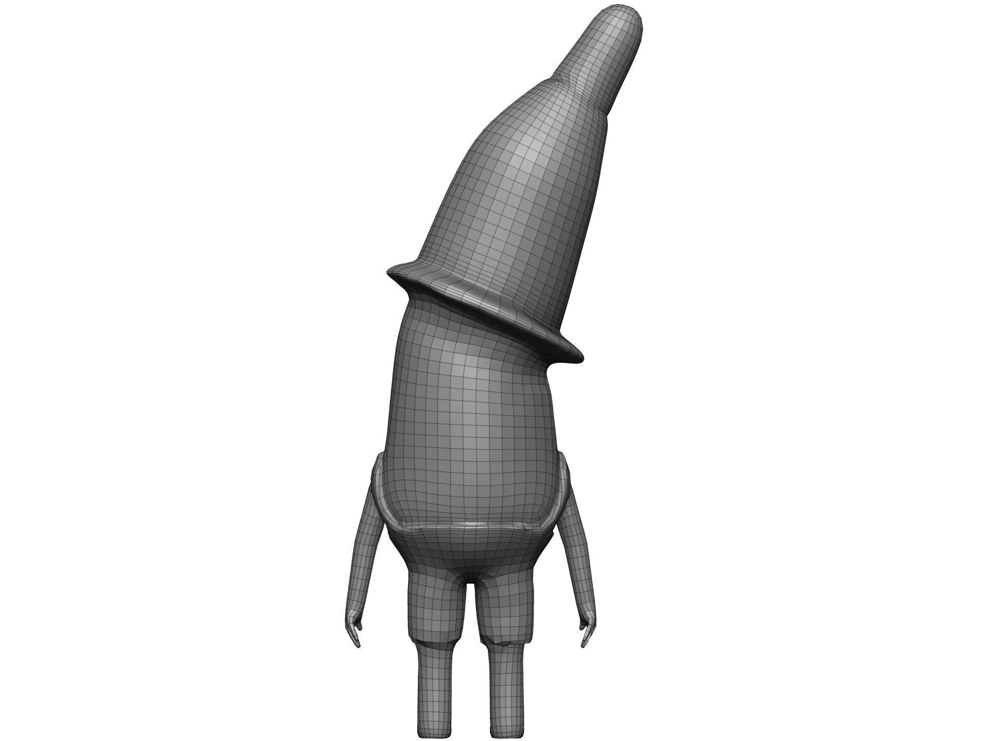 Cartoon Banana Low-poly 3D model_14