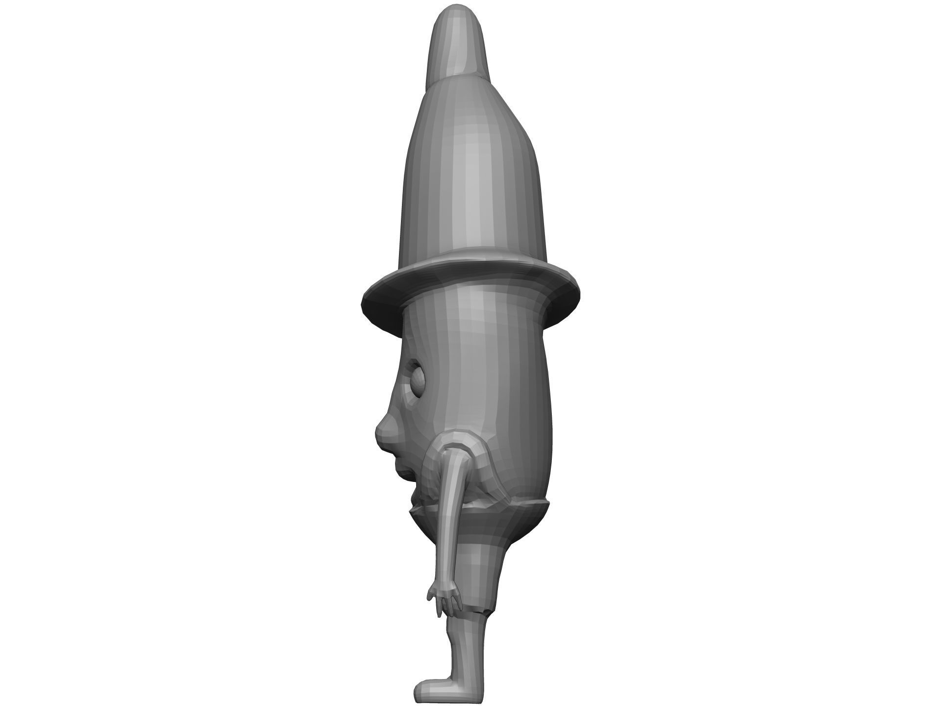 Cartoon Banana Low-poly 3D model_10