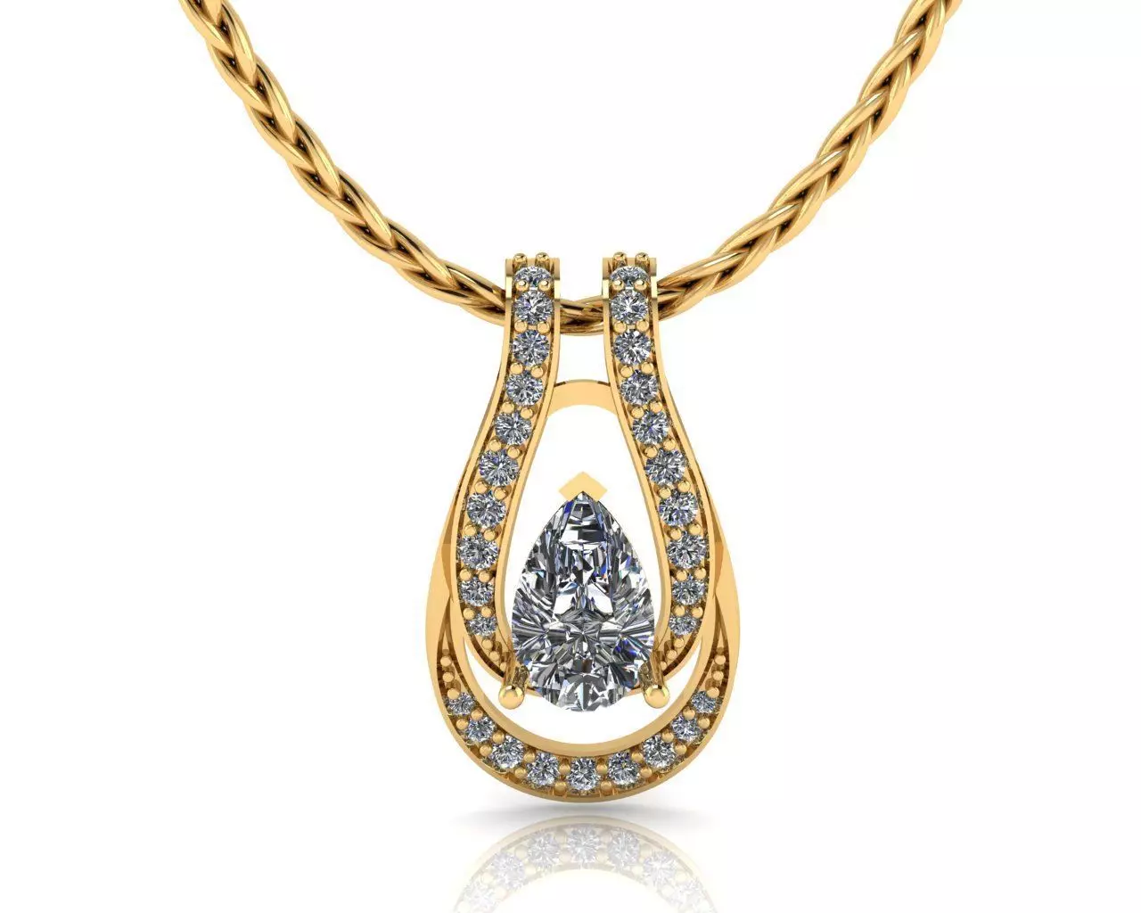 Fashion Pendant 3D print model_0