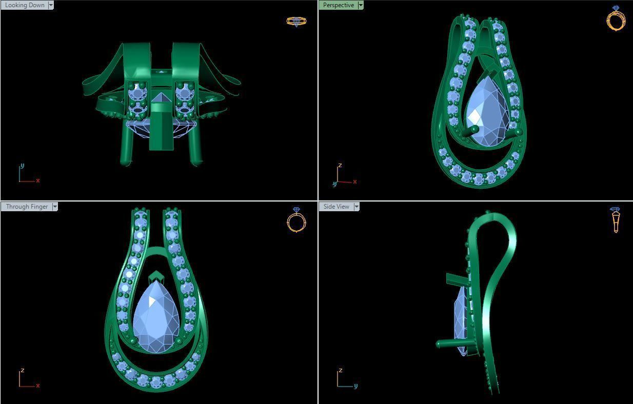 Fashion Pendant 3D print model_3