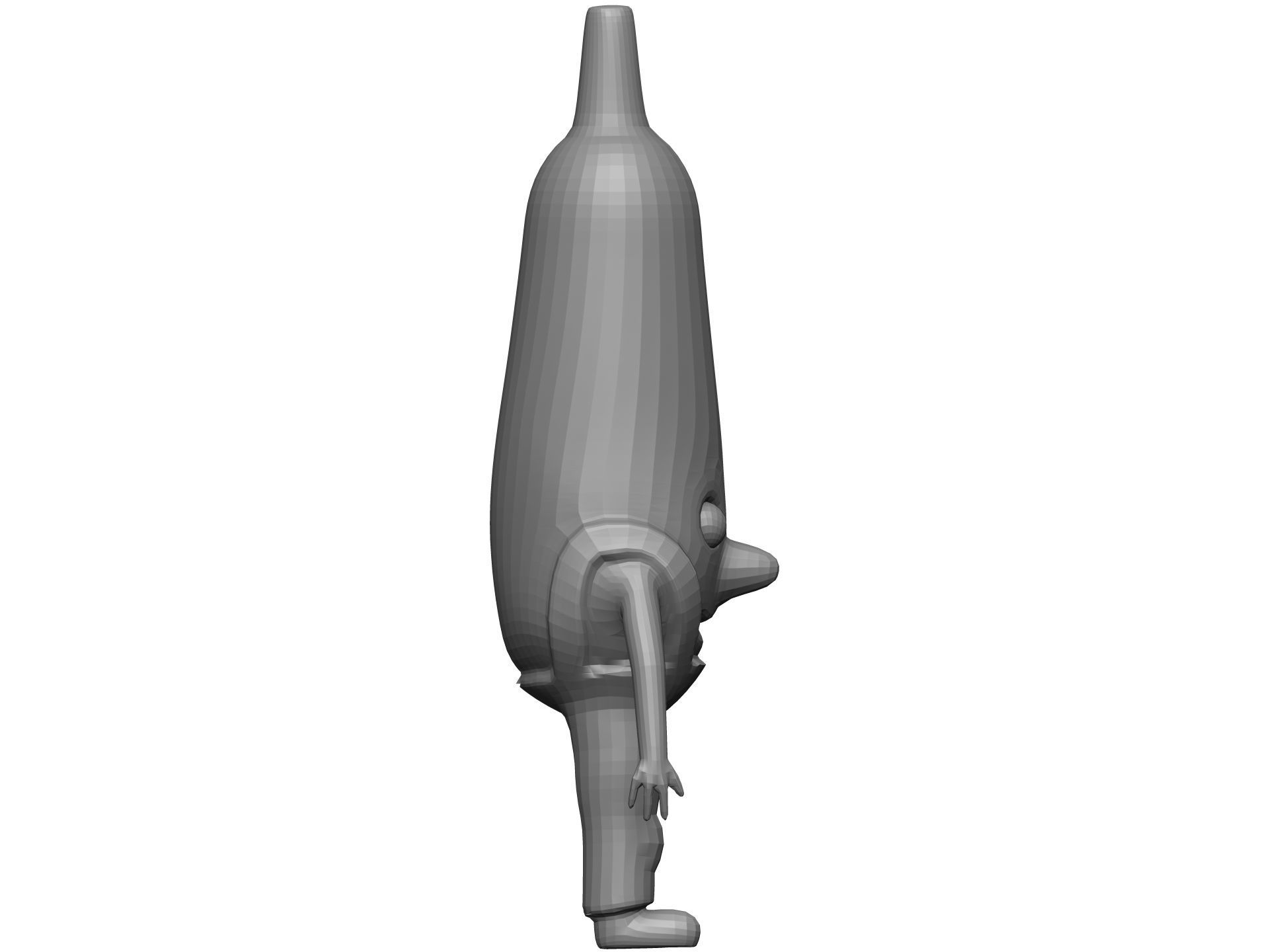 Cartoon Corn Low-poly 3D model_12