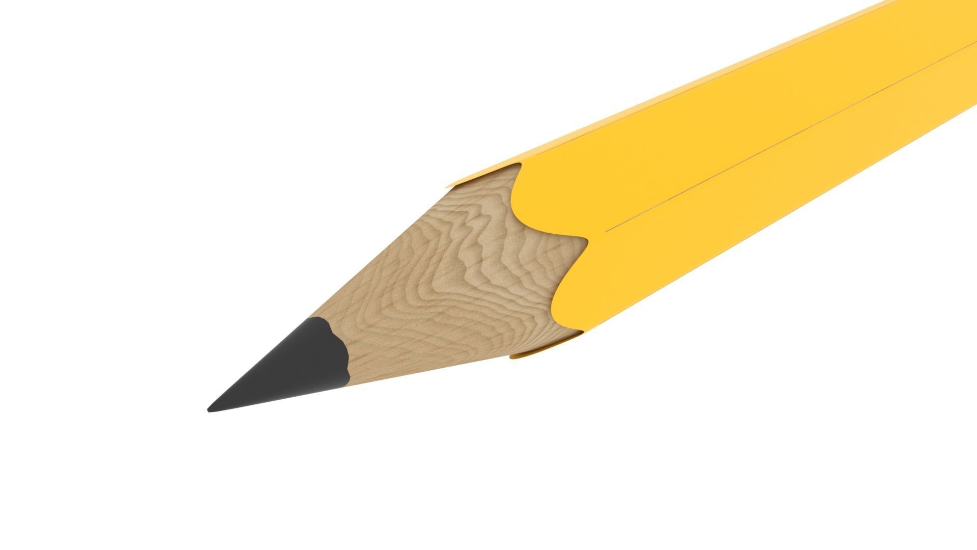 Pencil 3D model_1