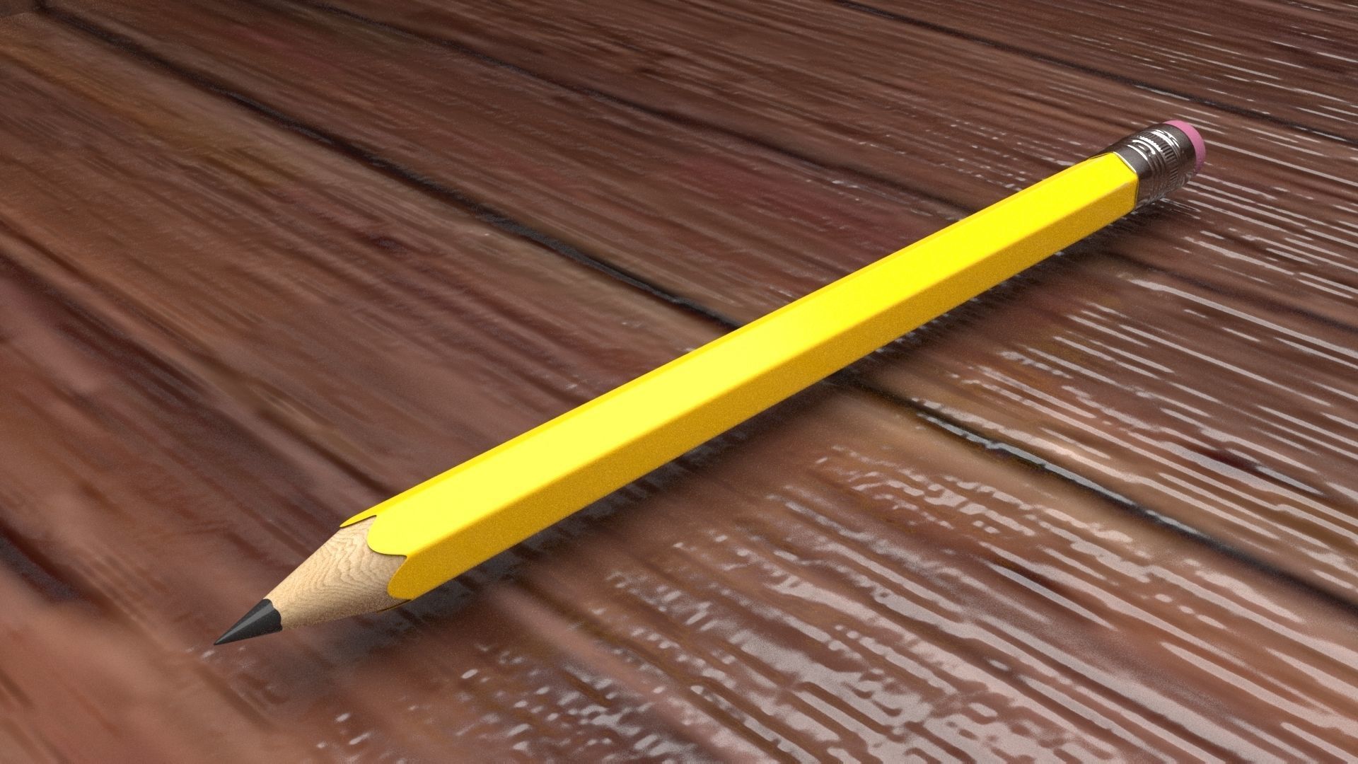 Pencil 3D model_11