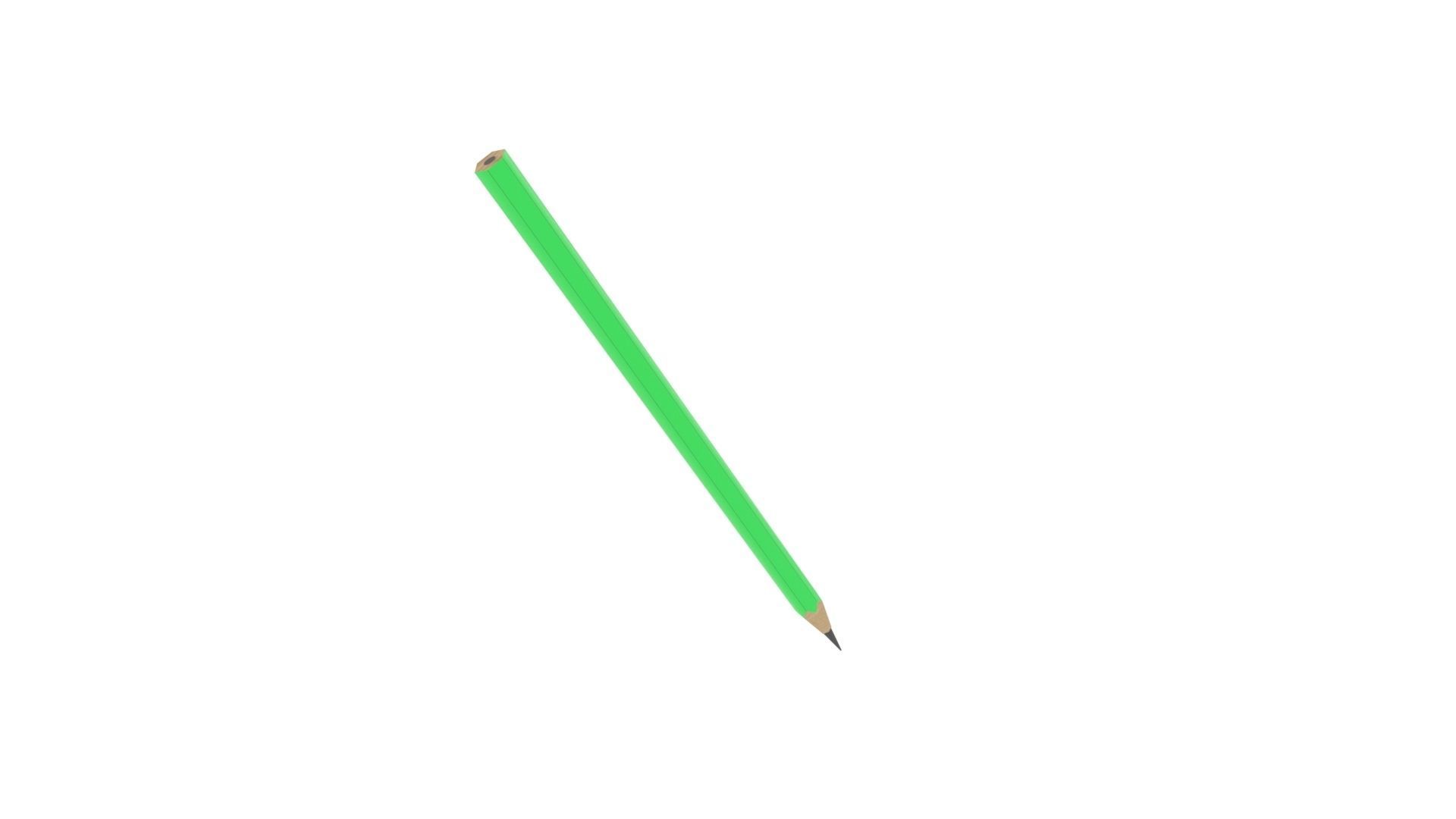 Pencils 3D model_15