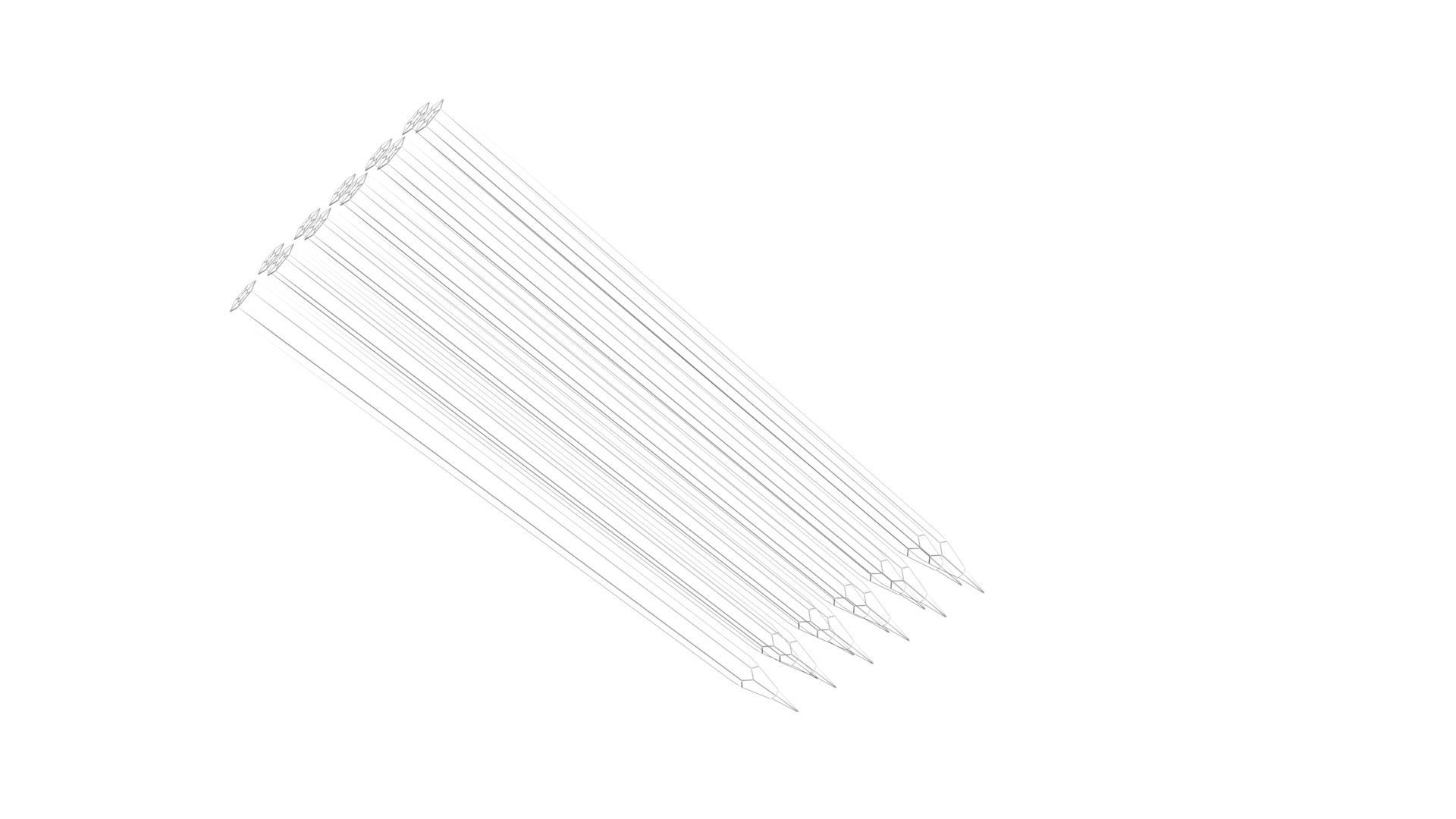 Pencils 3D model_45