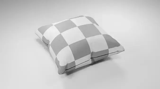 Checkered pillow