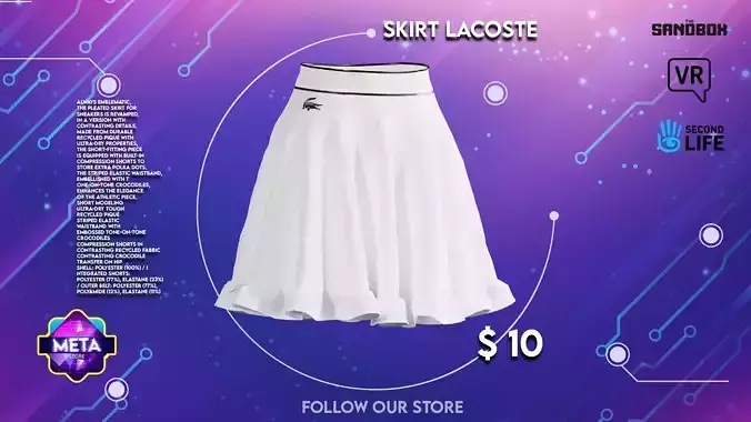 3d female skirt 
