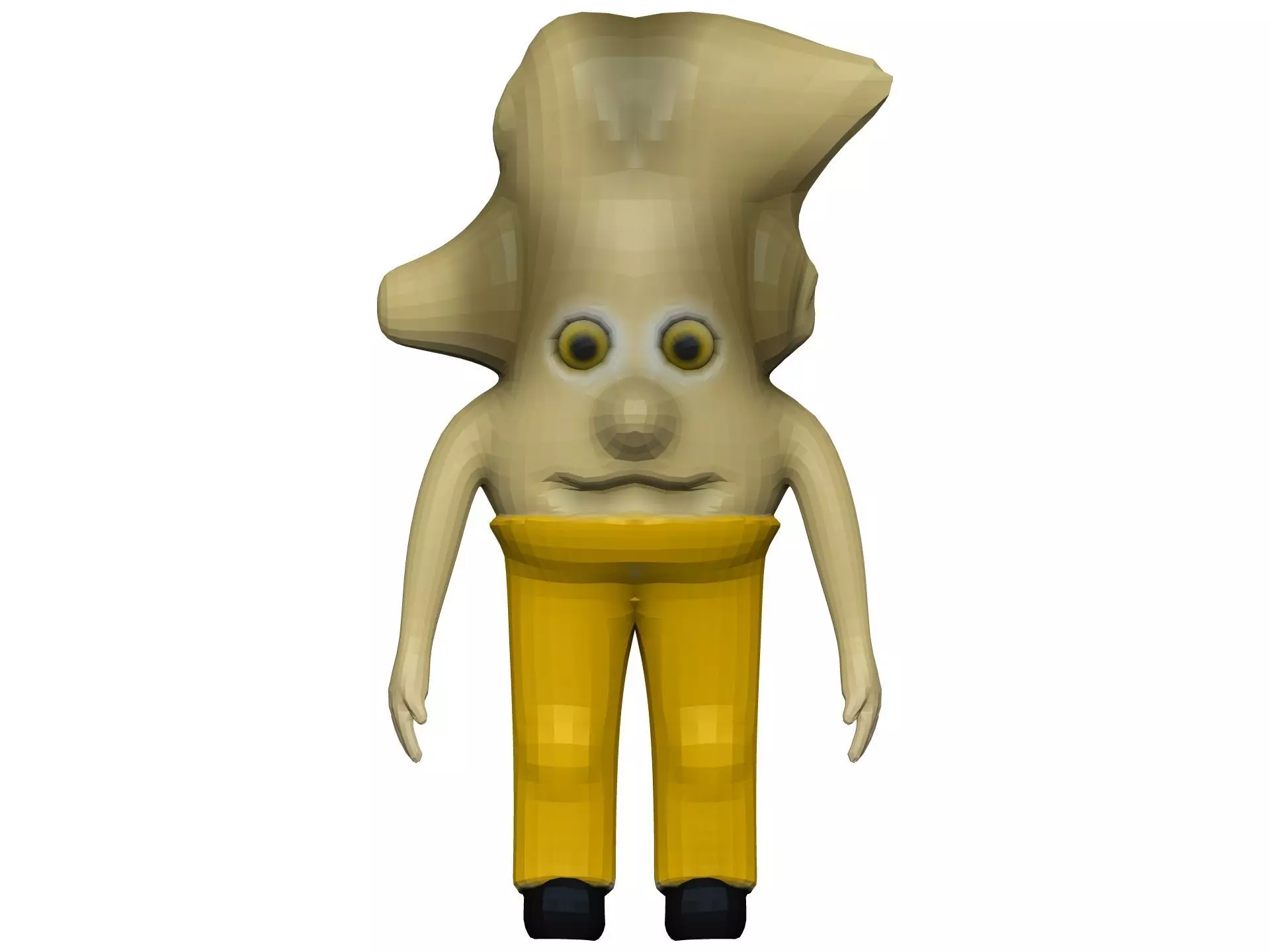 Cartoon Ginger Low-poly 3D model_0