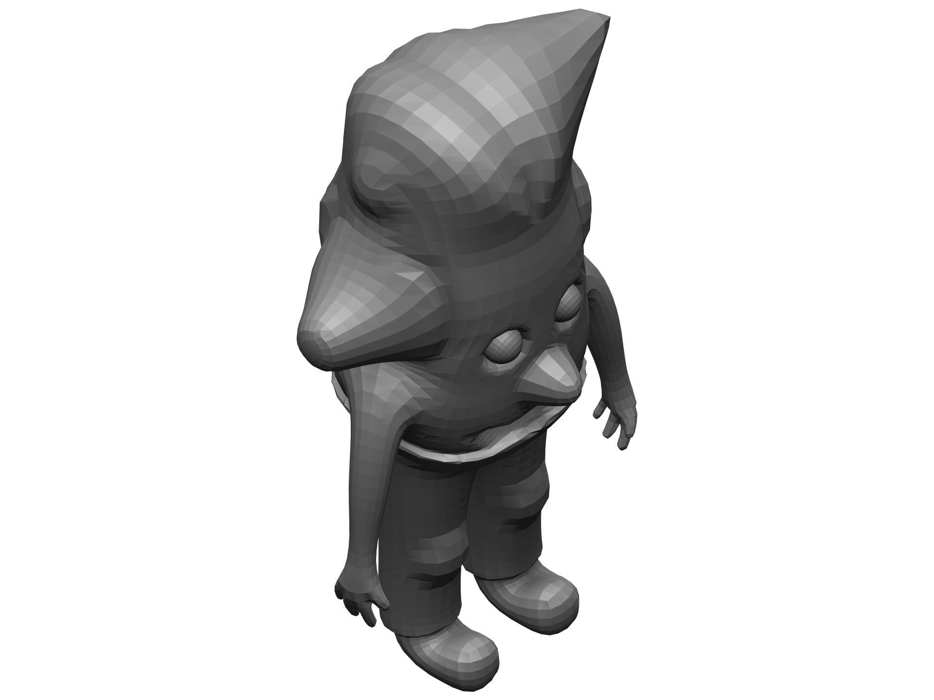 Cartoon Ginger Low-poly 3D model_13