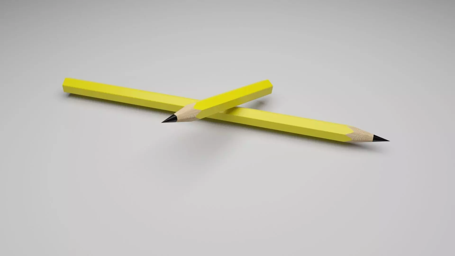 Pencils 3D model_0