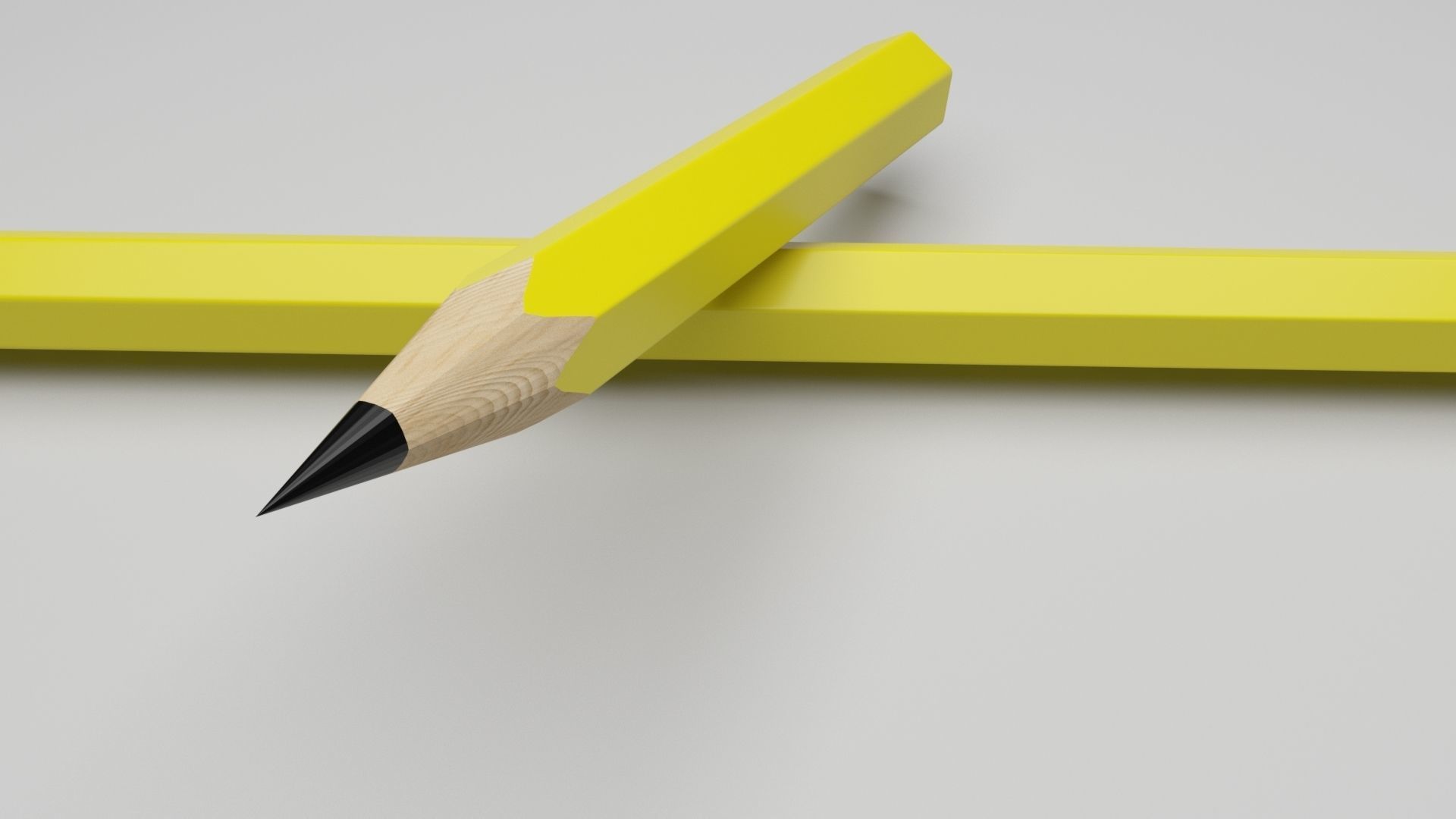 Pencils 3D model_1