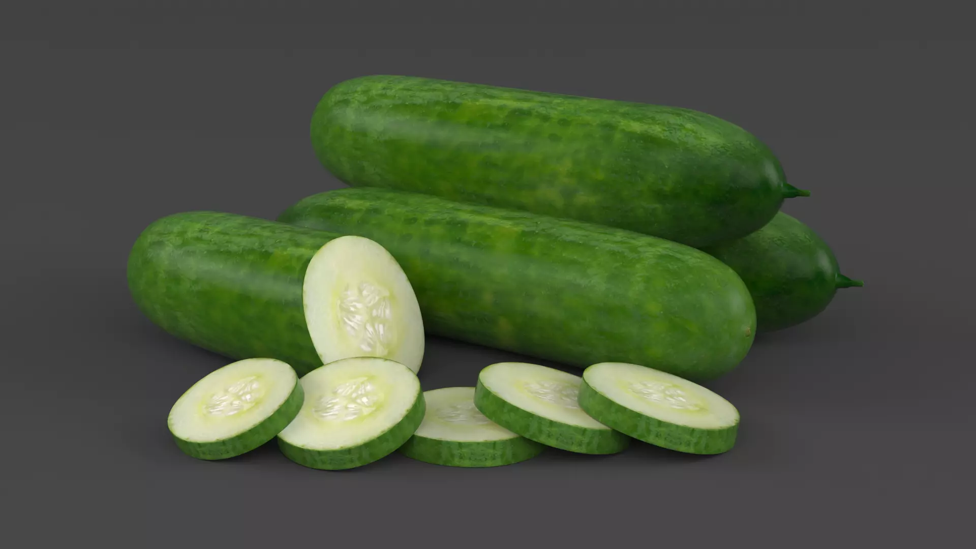 Cucumbers cucumber 3D model_0