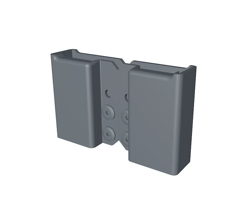 Dredd 2012 mag holder  3D print model_5