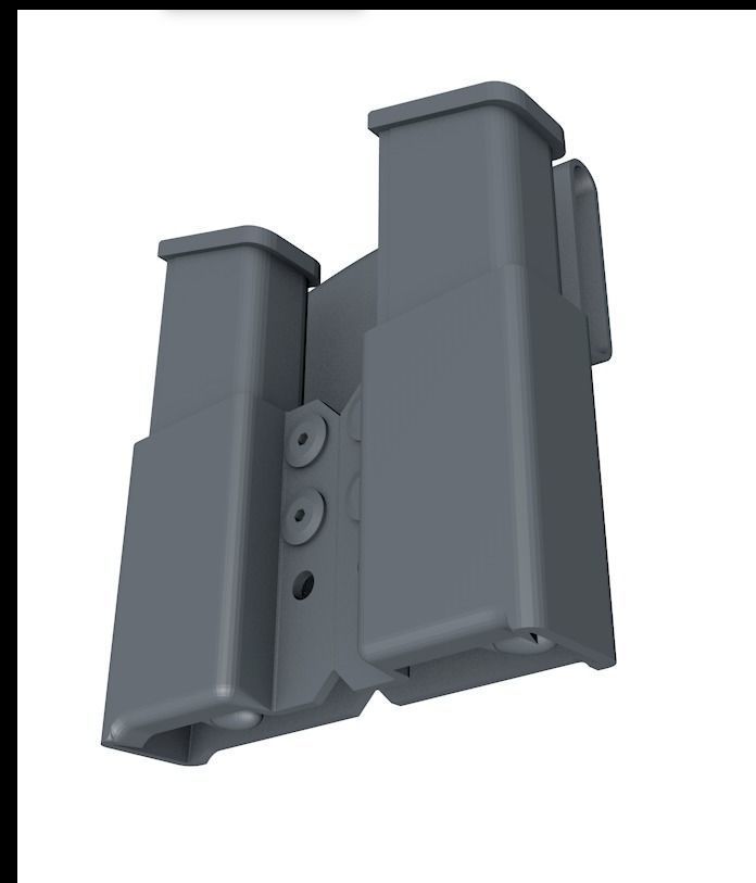 Dredd 2012 mag holder  3D print model_2