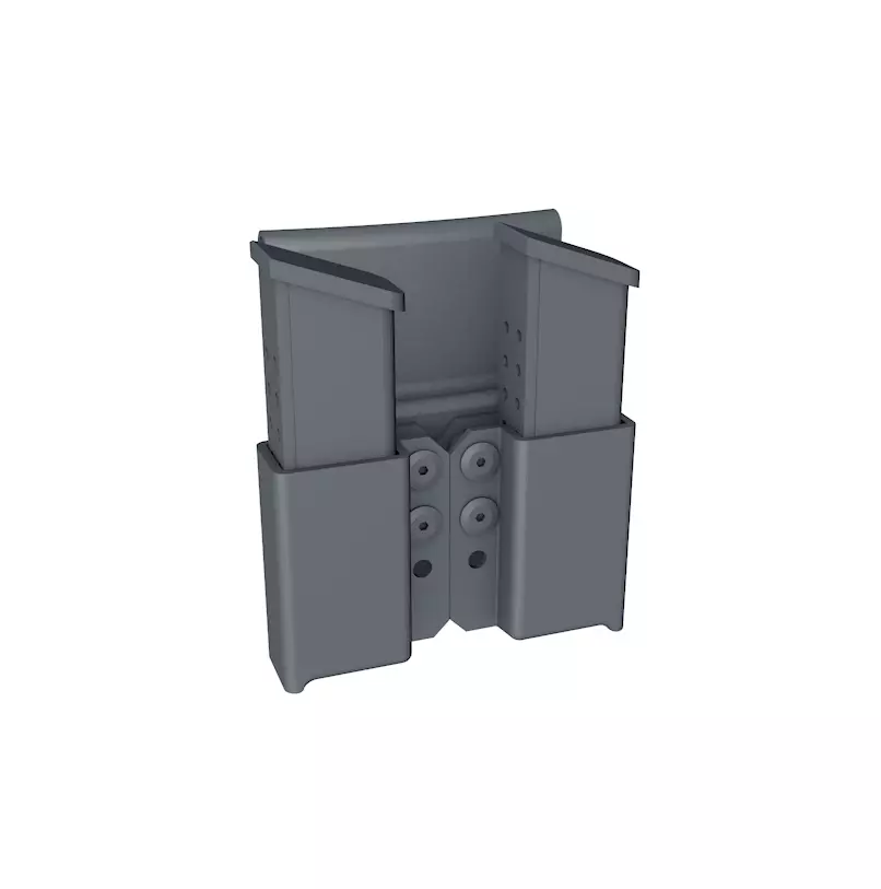 Dredd 2012 mag holder  3D print model_0