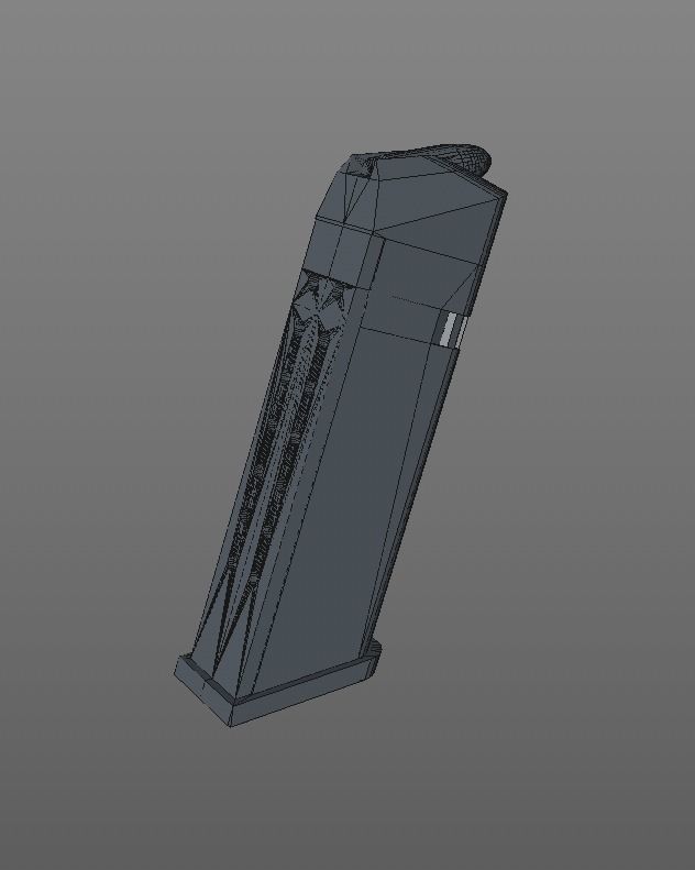 Dredd 2012 mag holder  3D print model_8