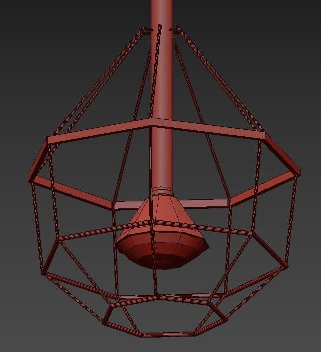 FORMAT pendant lights - wood 3D model_3