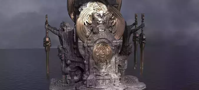 Steampunk Medieval Tower Halloween Tall Kit bash 2