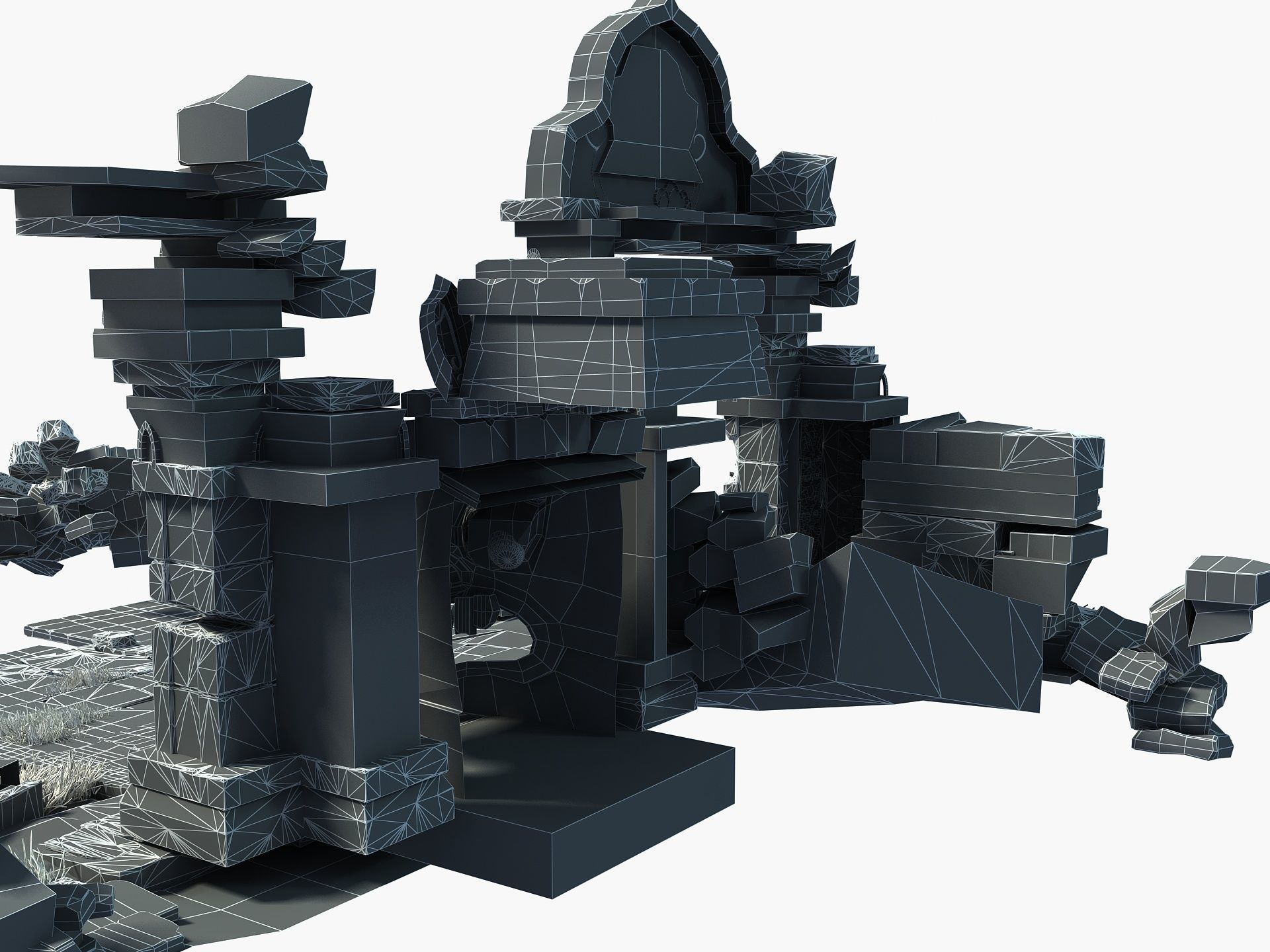 Temple Ruins 3D model_22