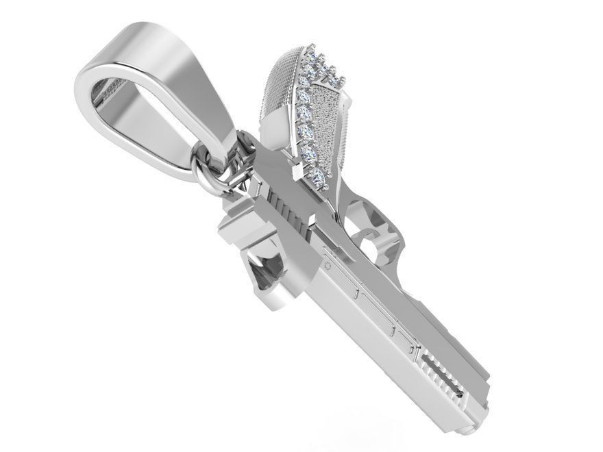 Weapon Pendant 2523 3D print model 3D print model_3